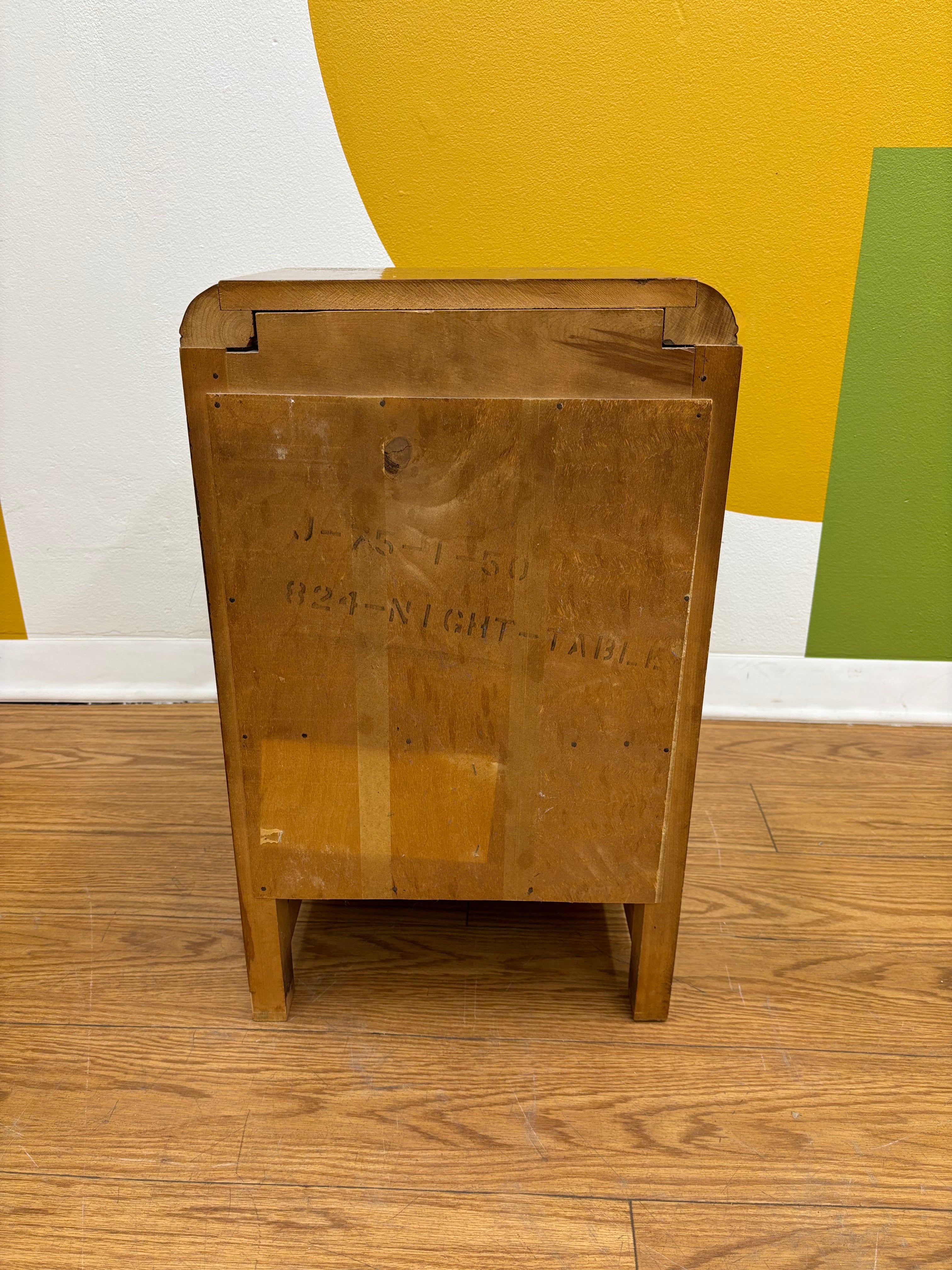 Wood Nightstand