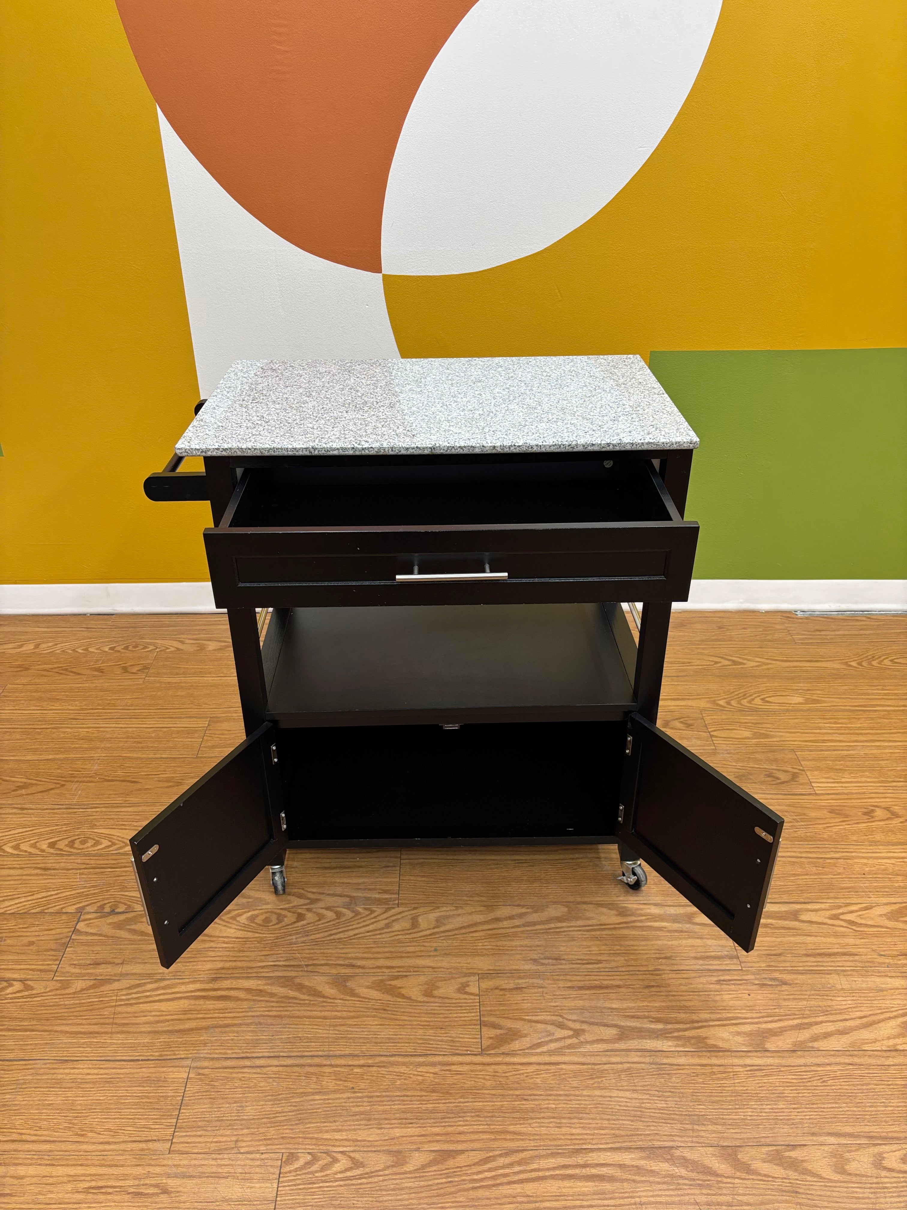 Granite Top Kitchen Cart