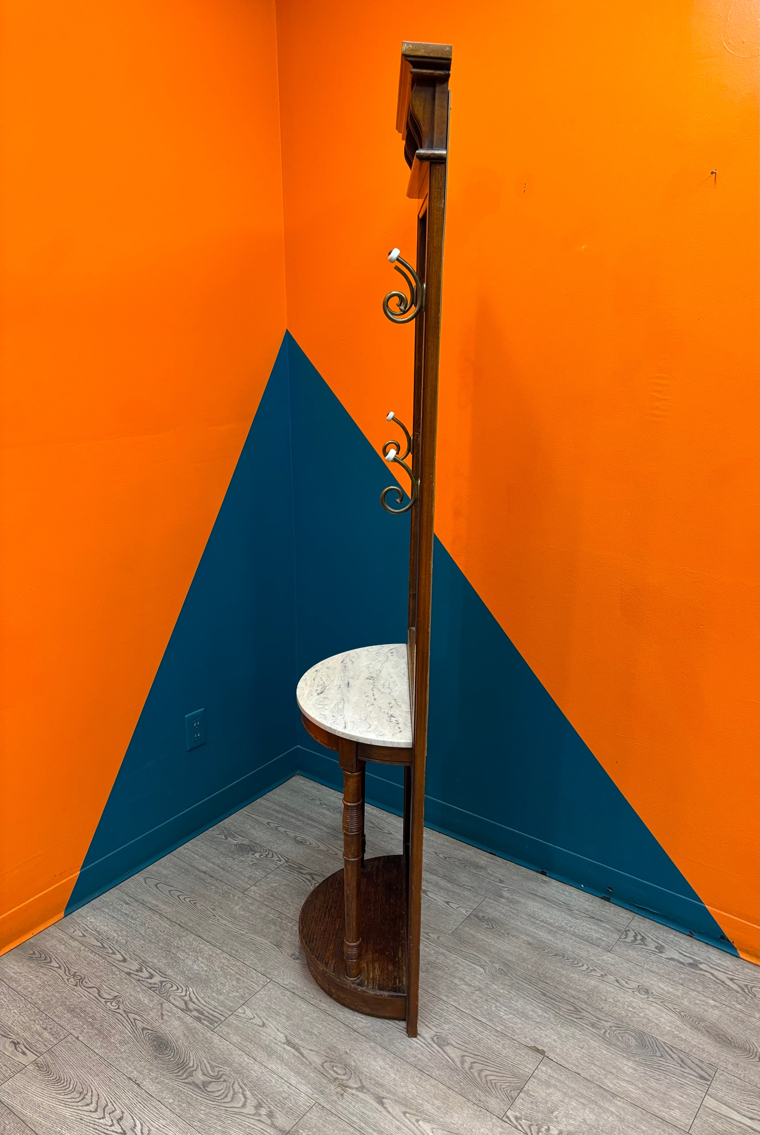 Hall Tree with Mirror