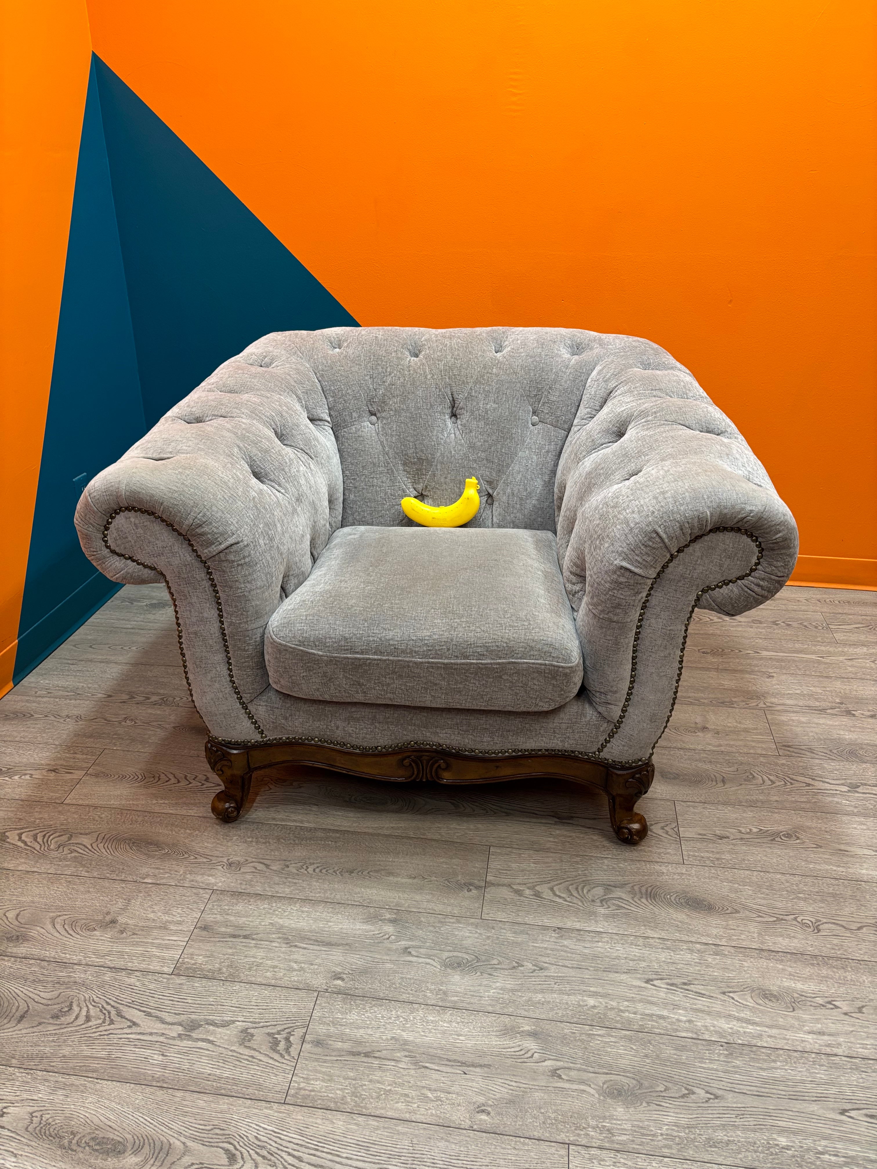Large Tufted Armchair
