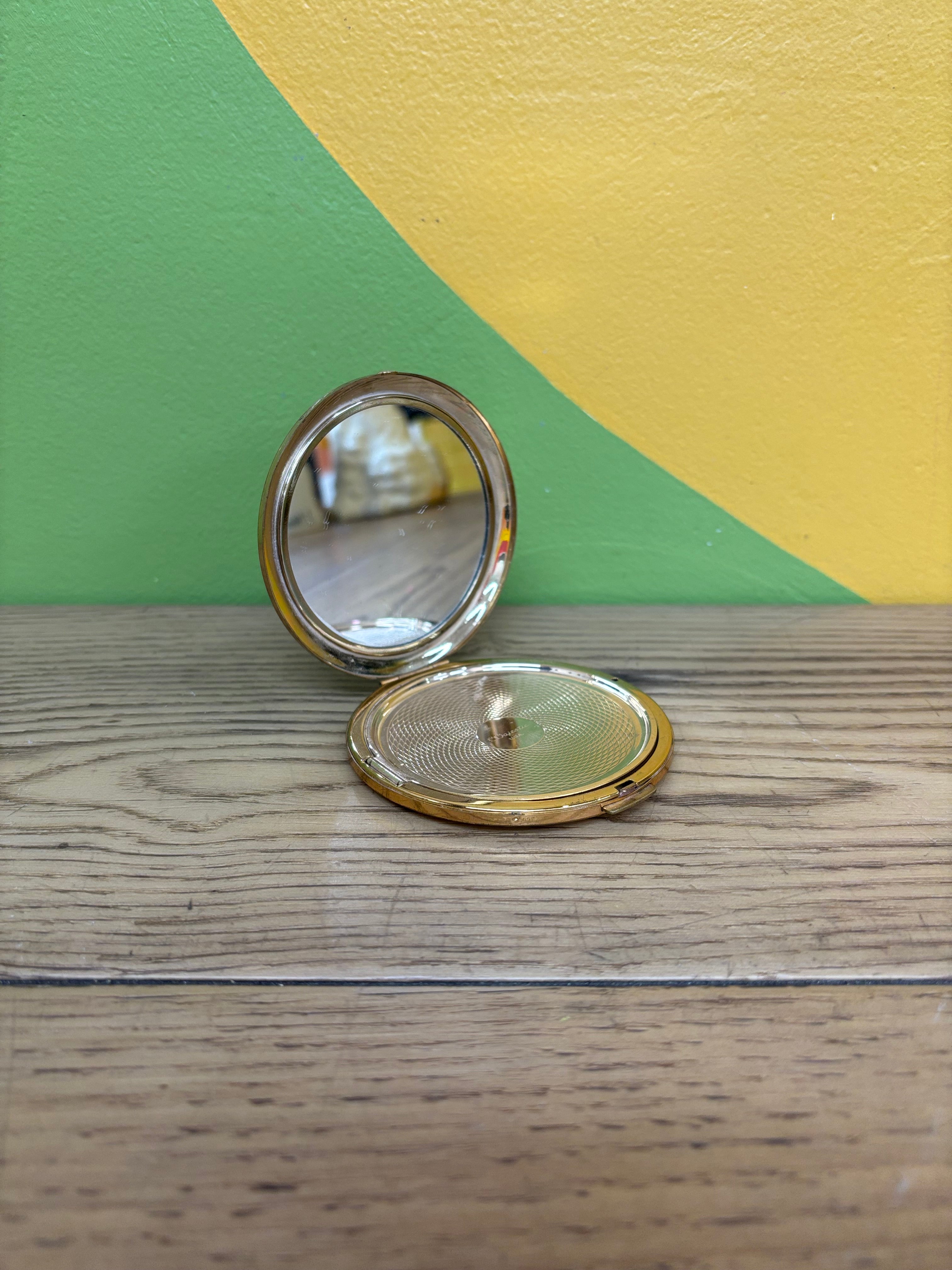 Gold Tone Large Compact