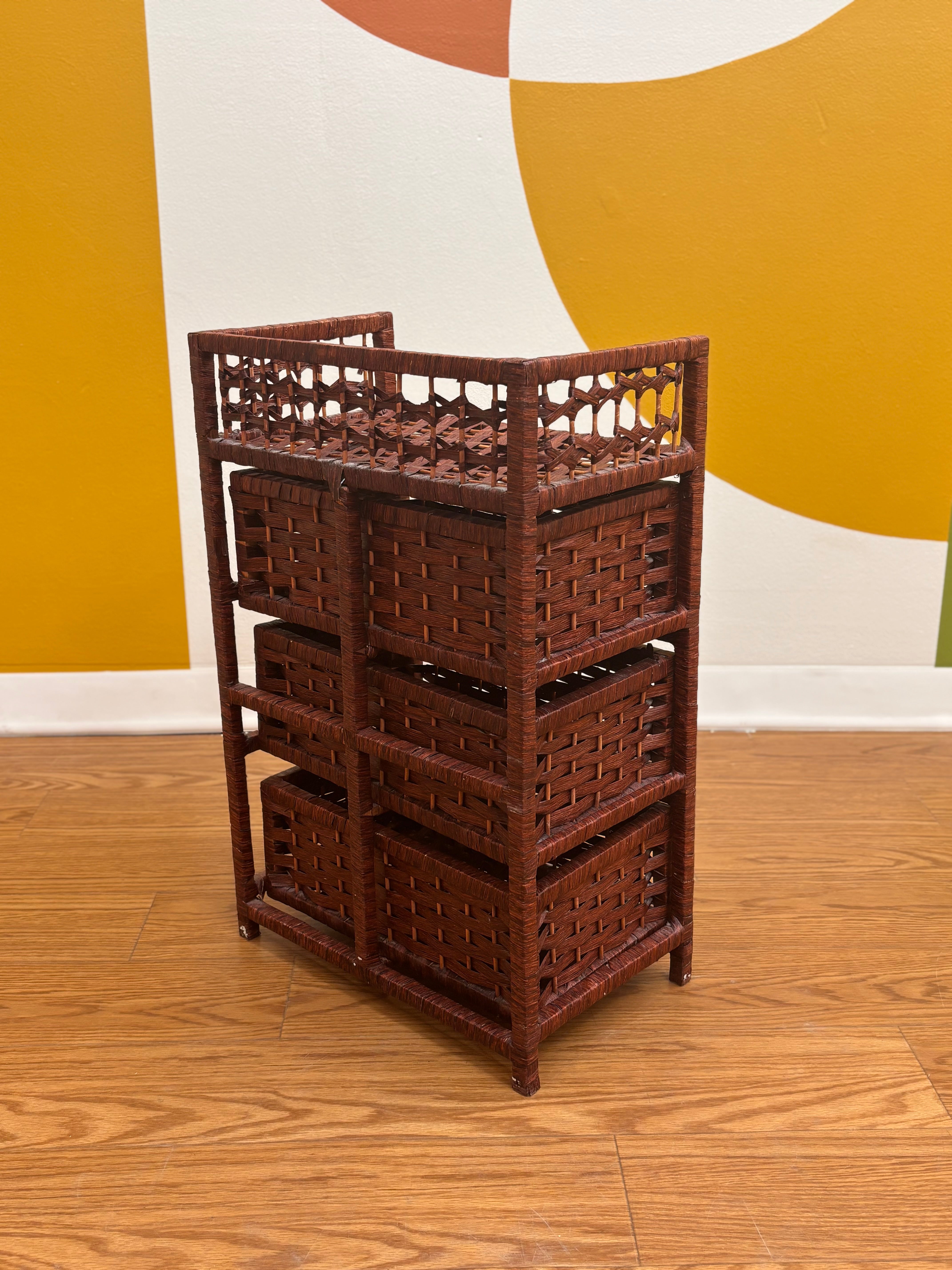 Woven 3 Drawer Chest