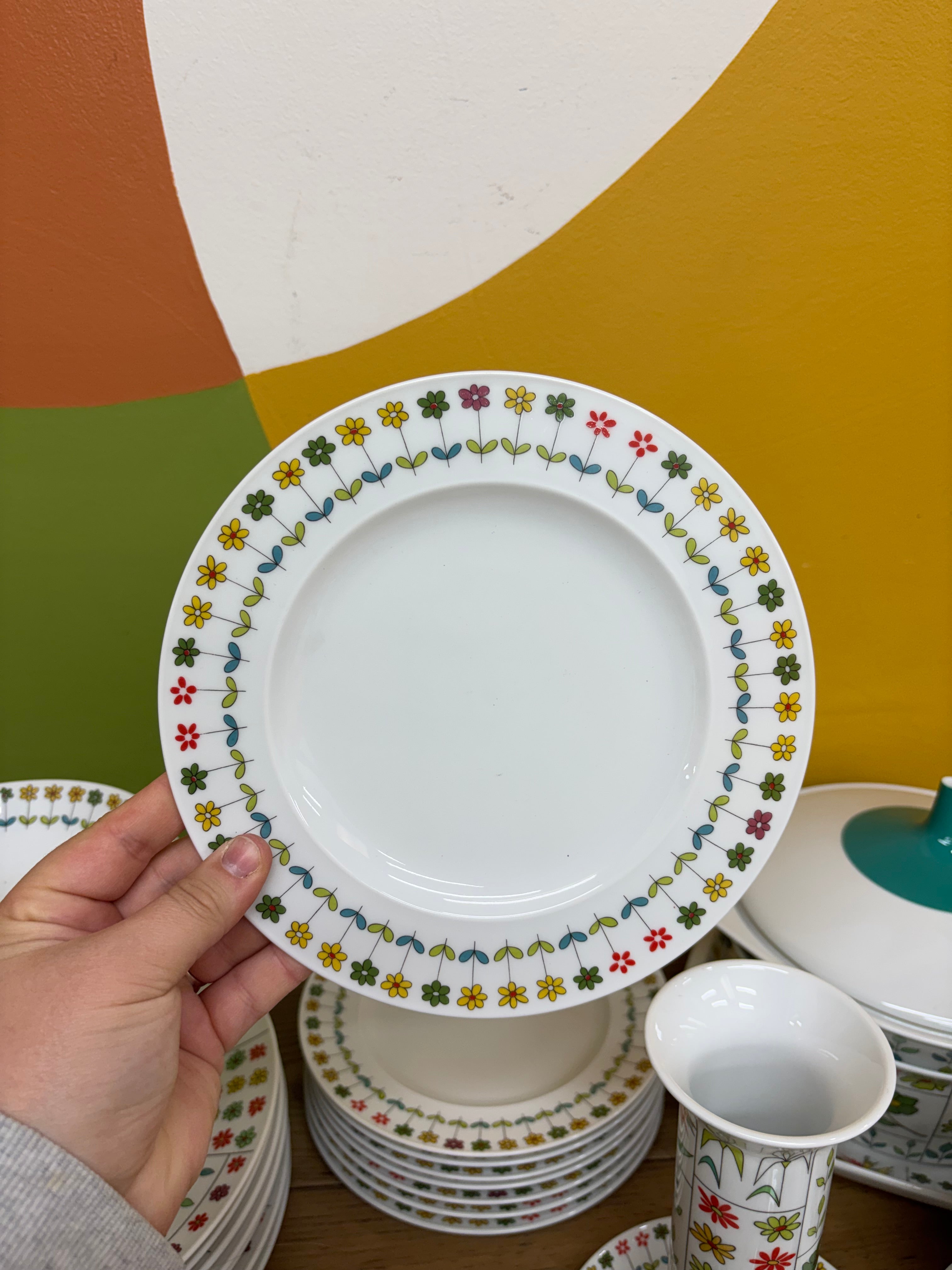 Large Piemonte Floral Set by Rosenthal