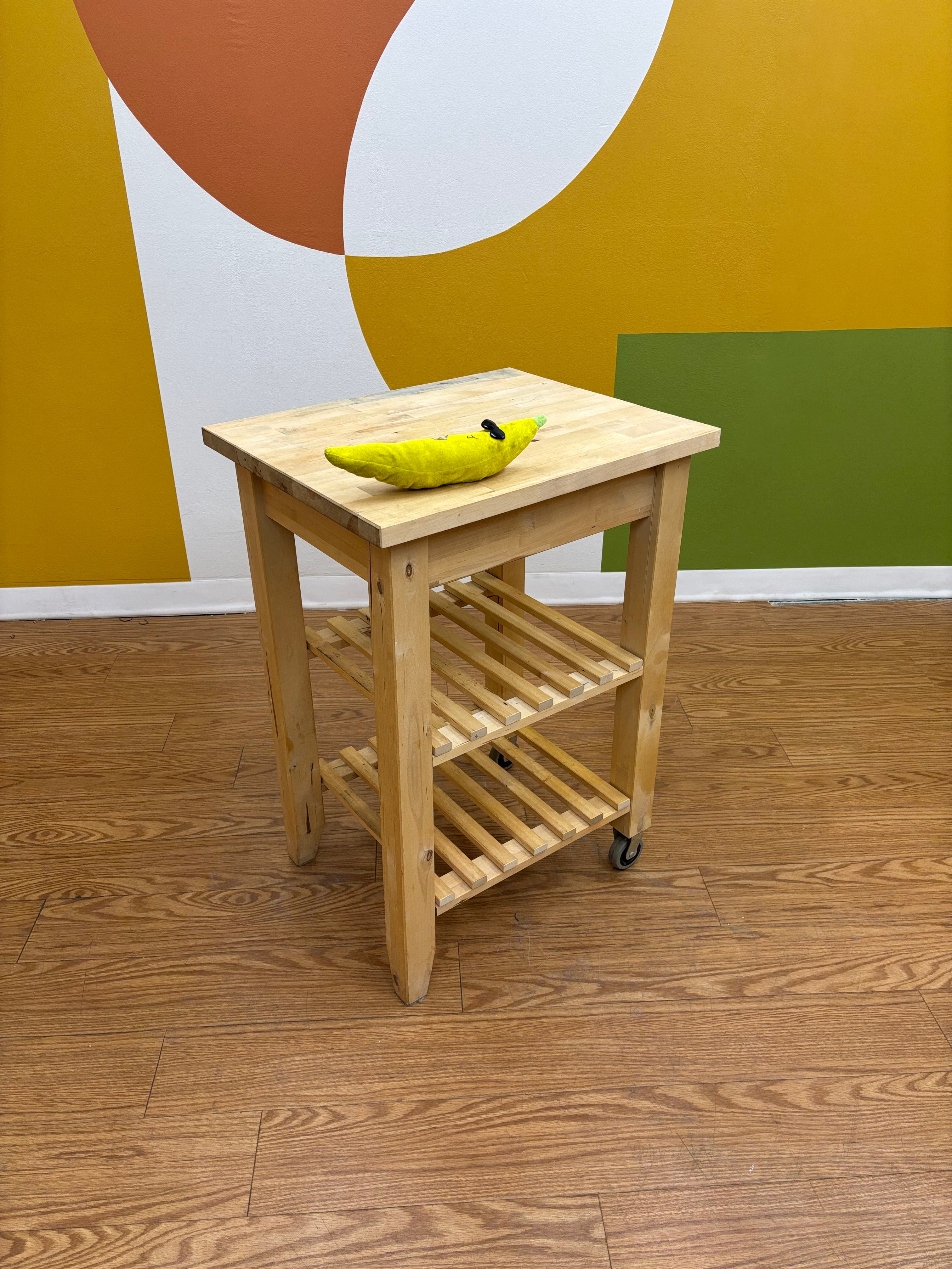 Wood Kitchen Cart #2