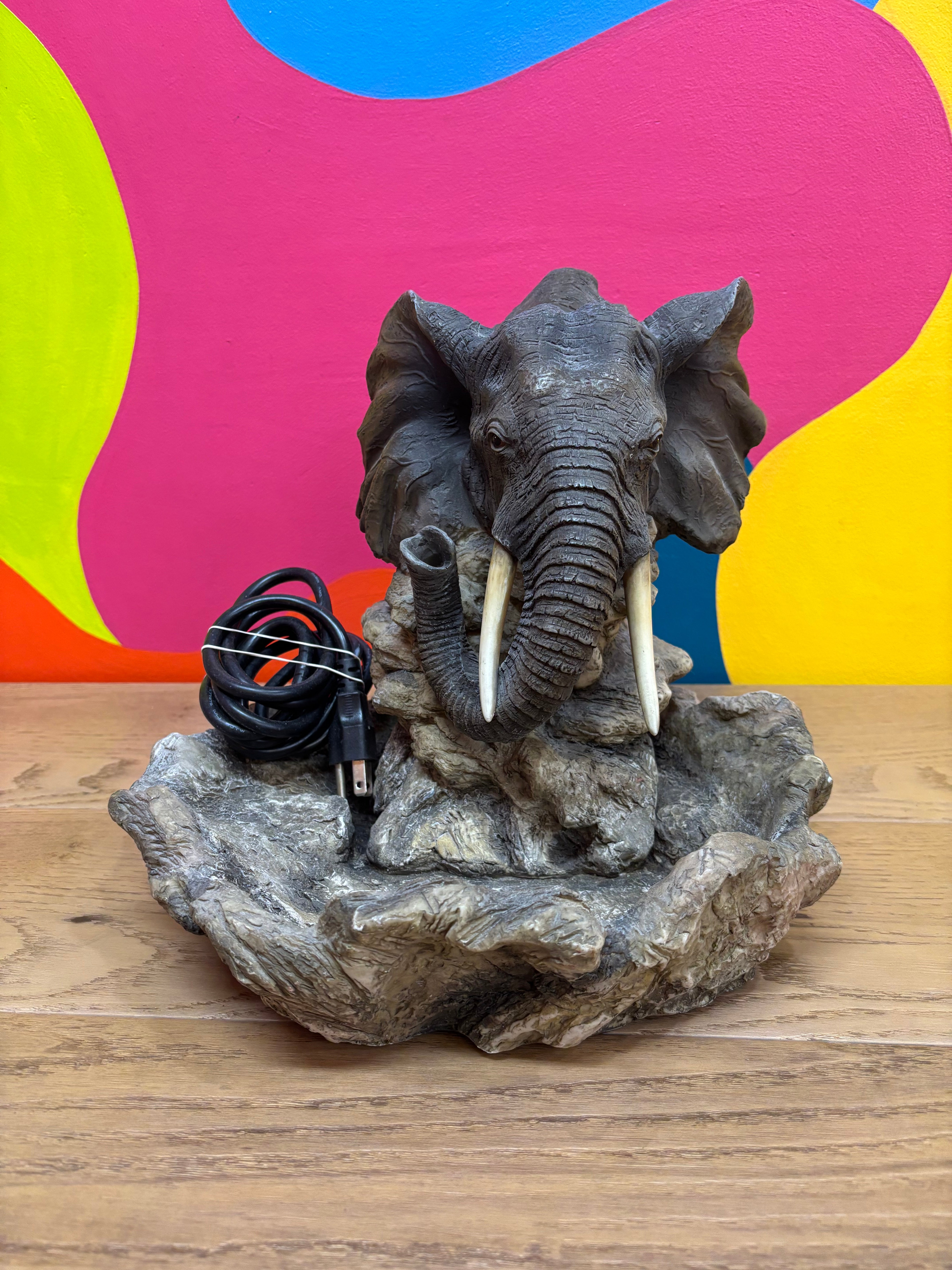 Elephant Head Water Fountain