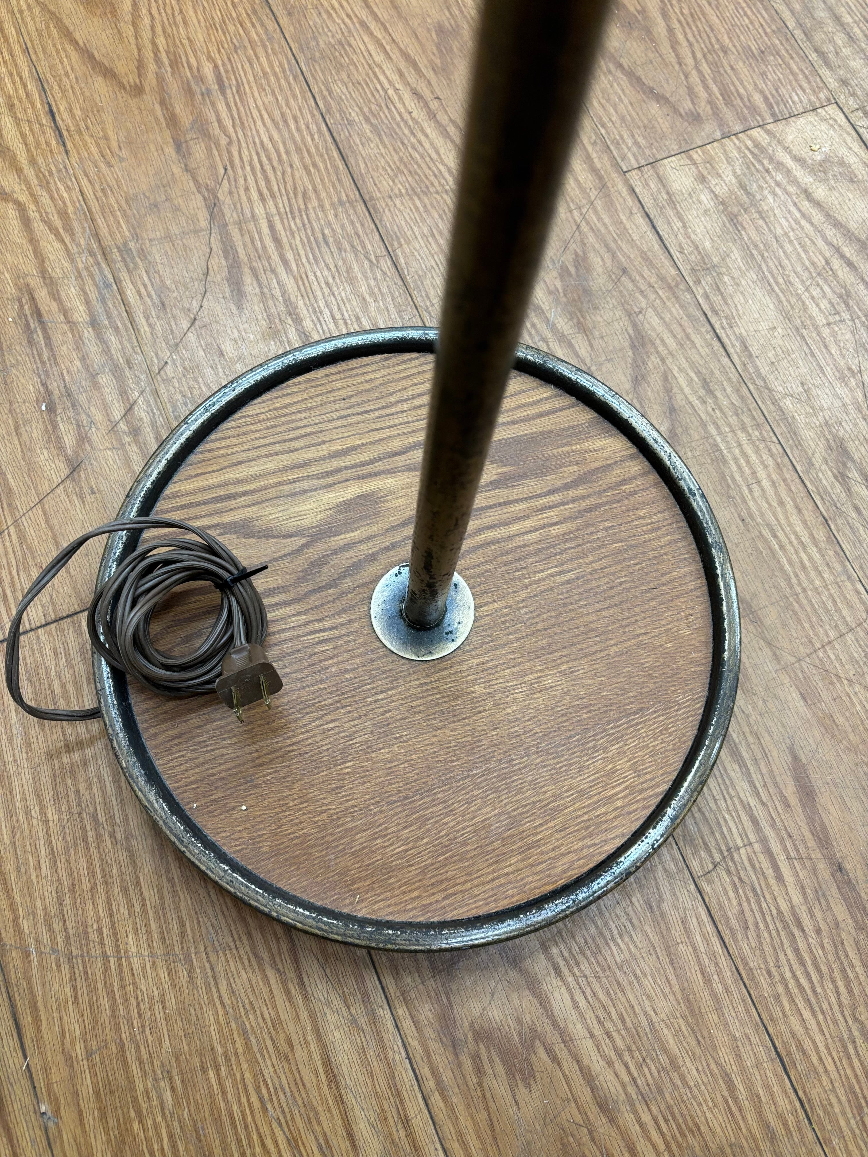 Wood & Metal Floor Lamp