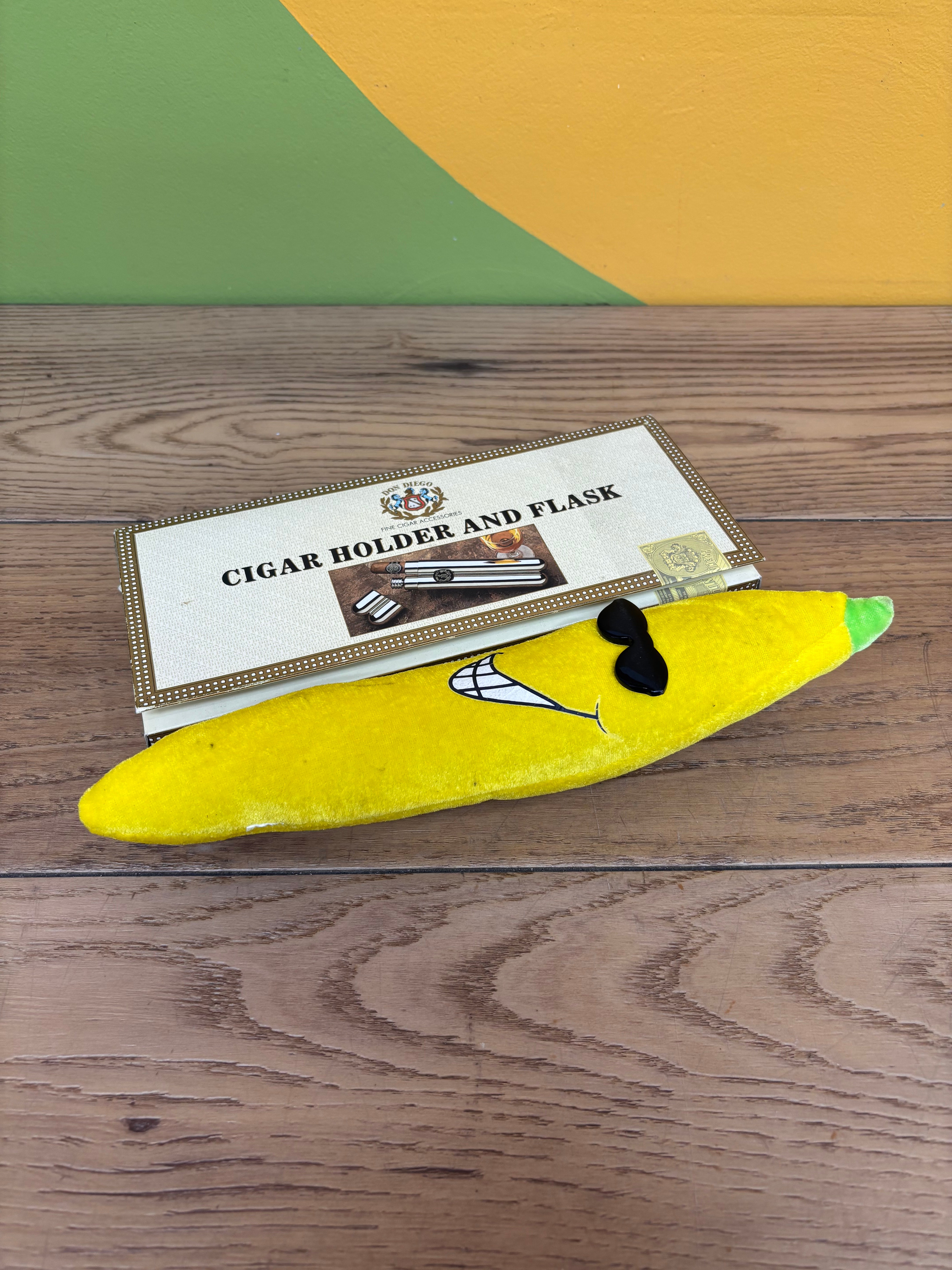 Don Diego Cigar Holder and Flask