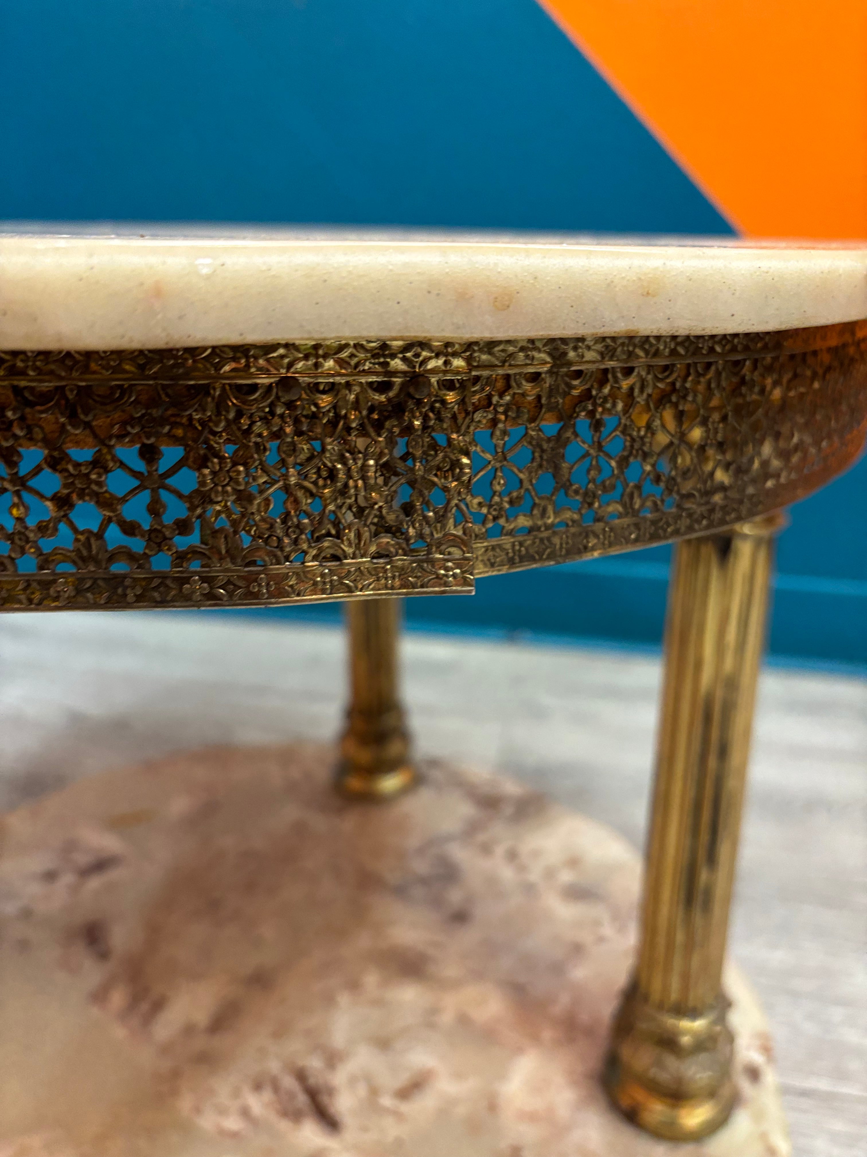 Round Marble Side Table