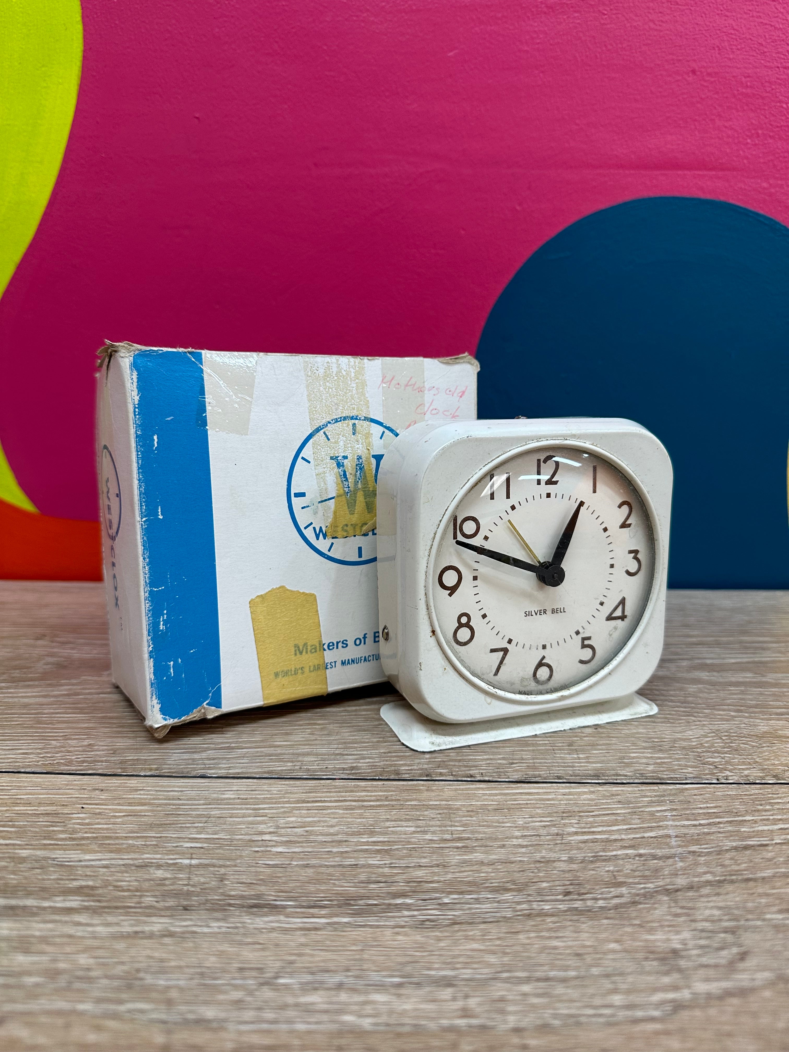 Westclox "SIlver Bell" Alarm Clock