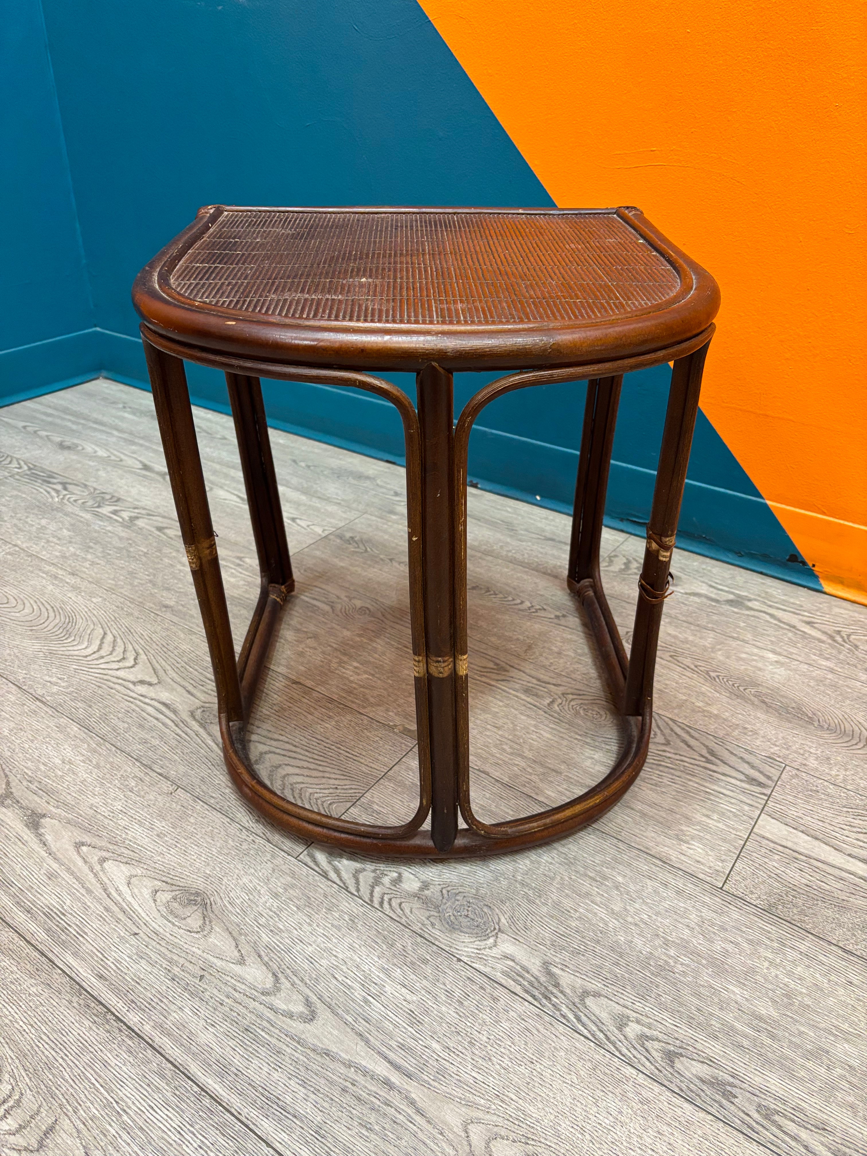 Rattan Side Table