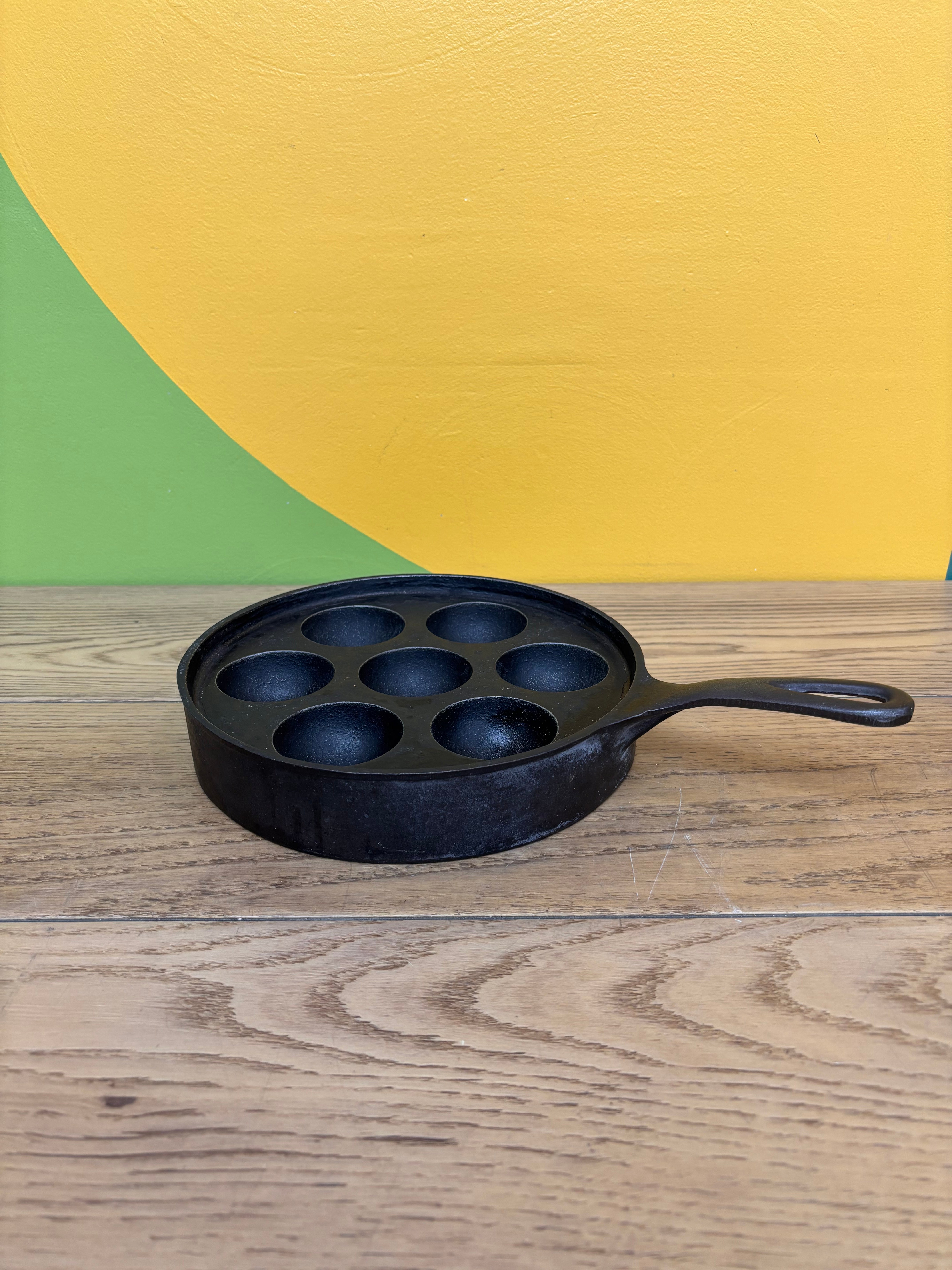 Cast Iron Pancake Puffs Pan