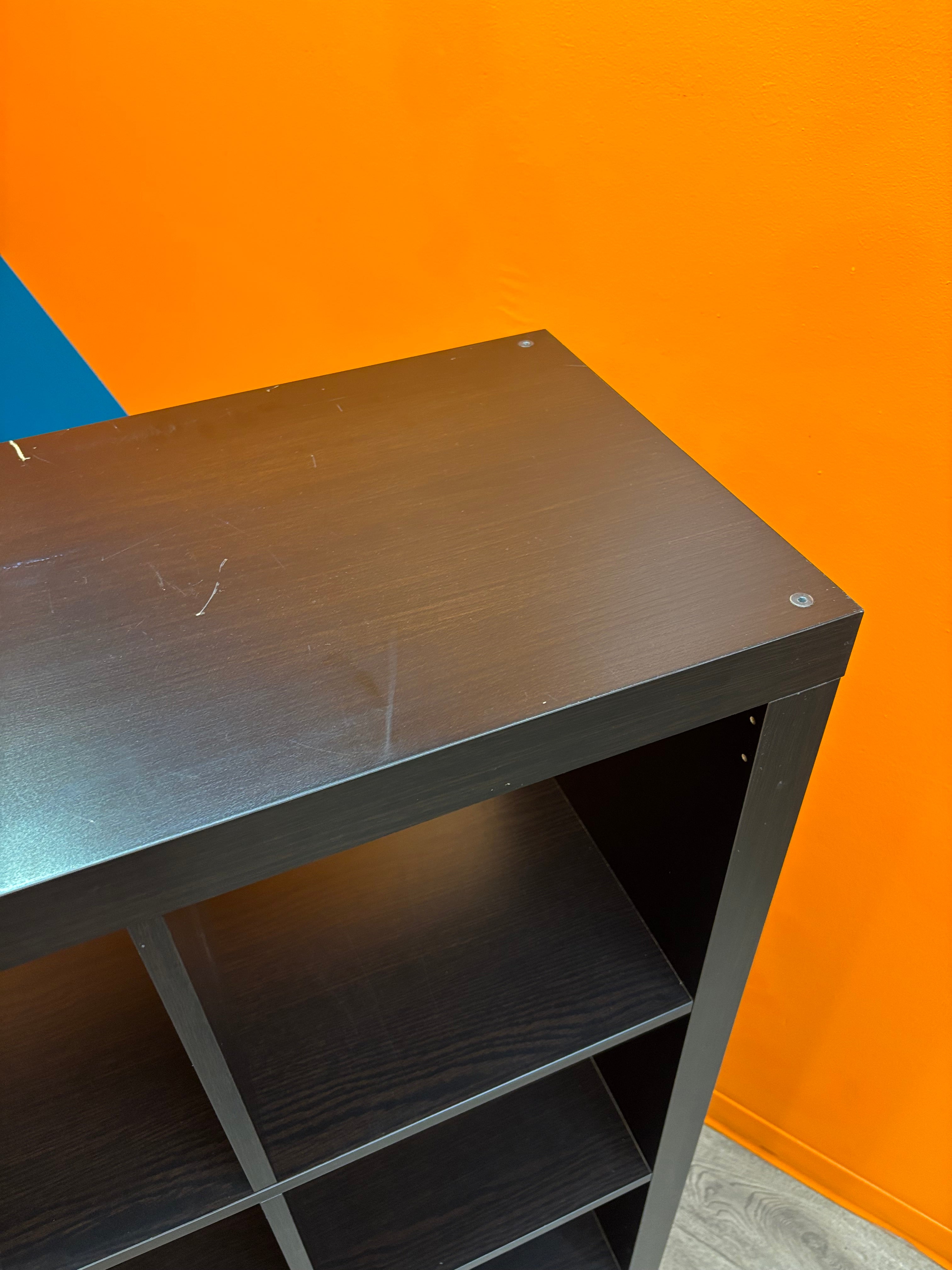 Black Kallax Shelf - 8 Cube