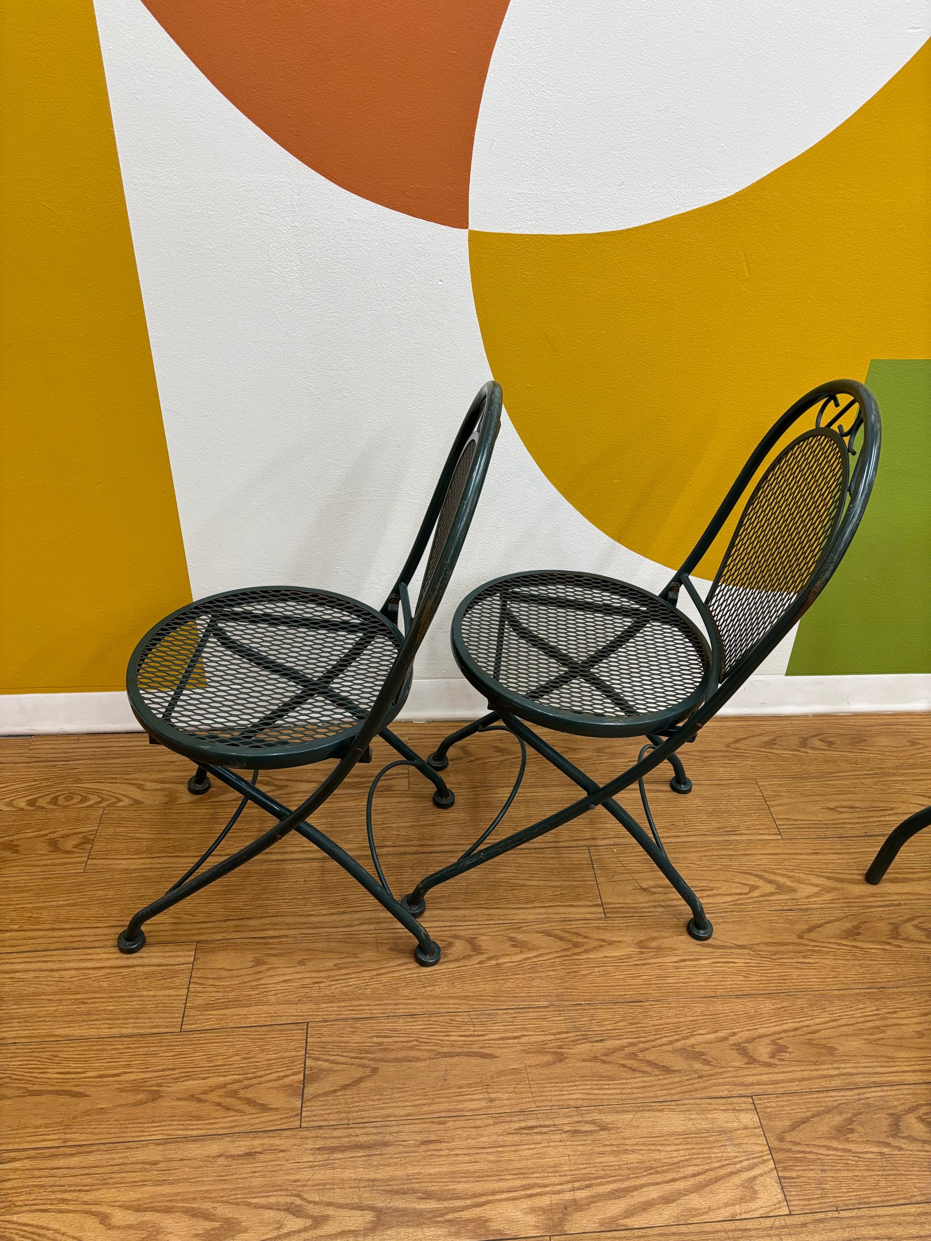 3 Piece Green Bistro Set