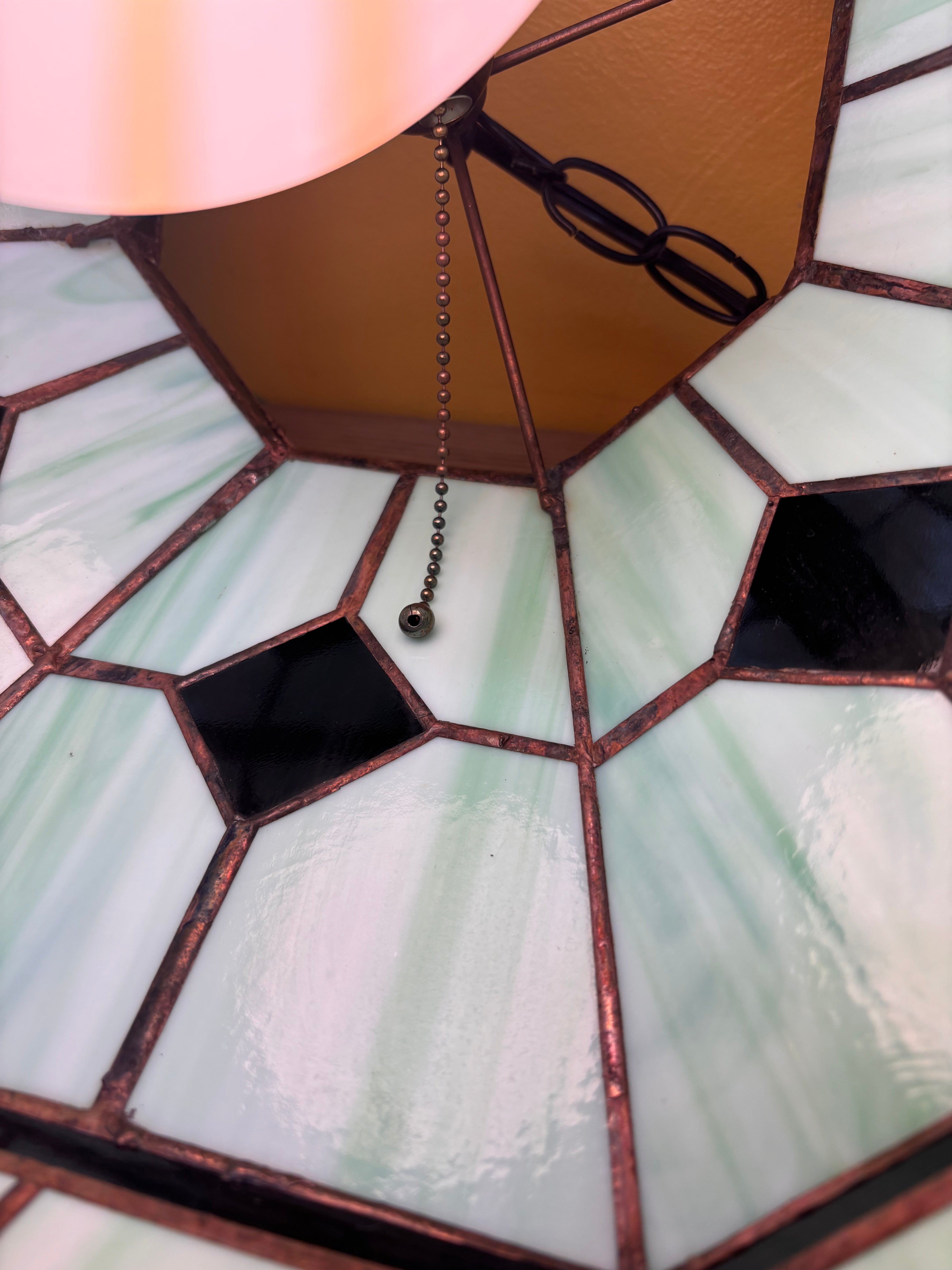 Stained Glass Swag Lamp