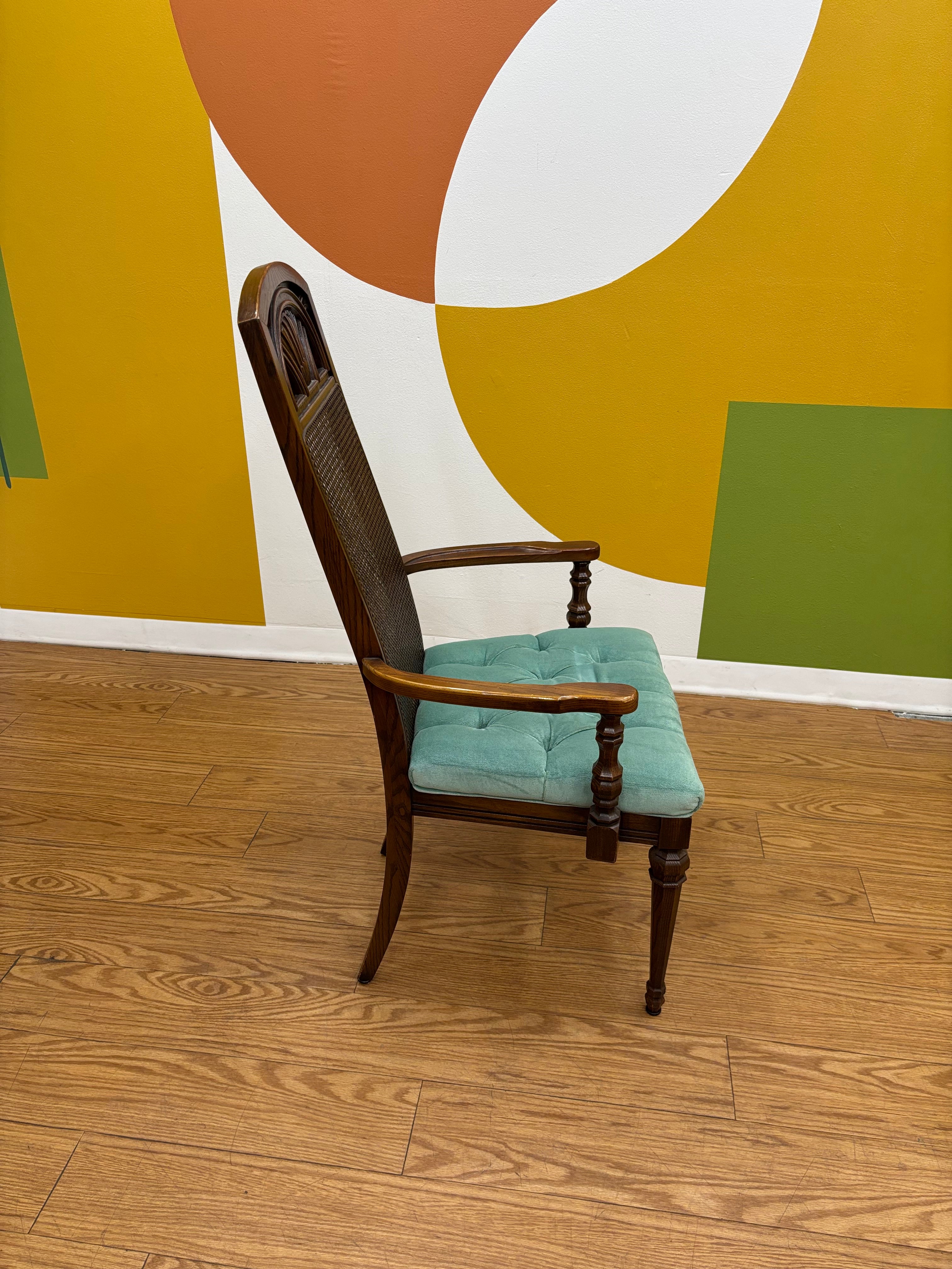 Woven Cane Dining Chair