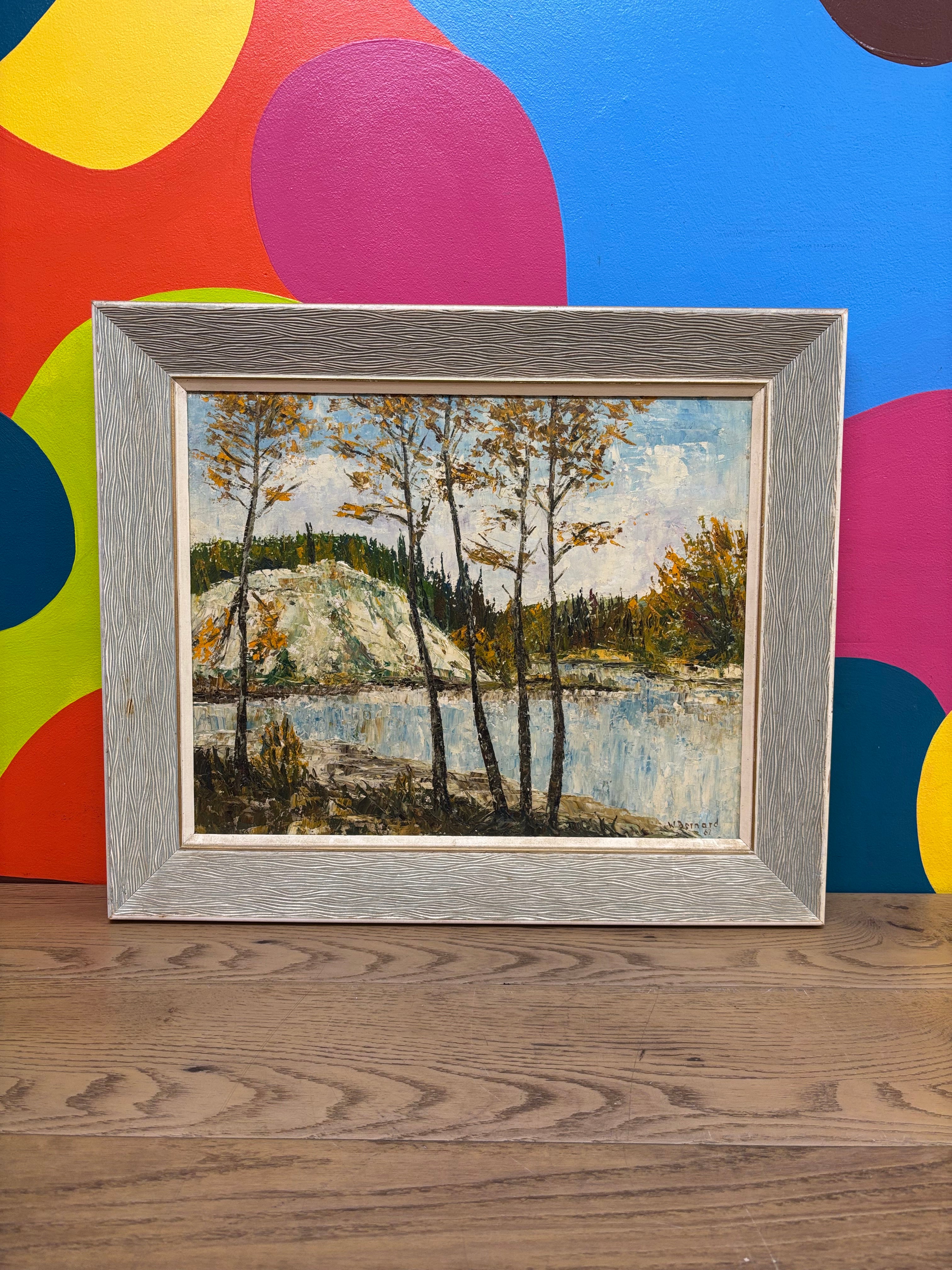 Framed Painting by W. Bernard