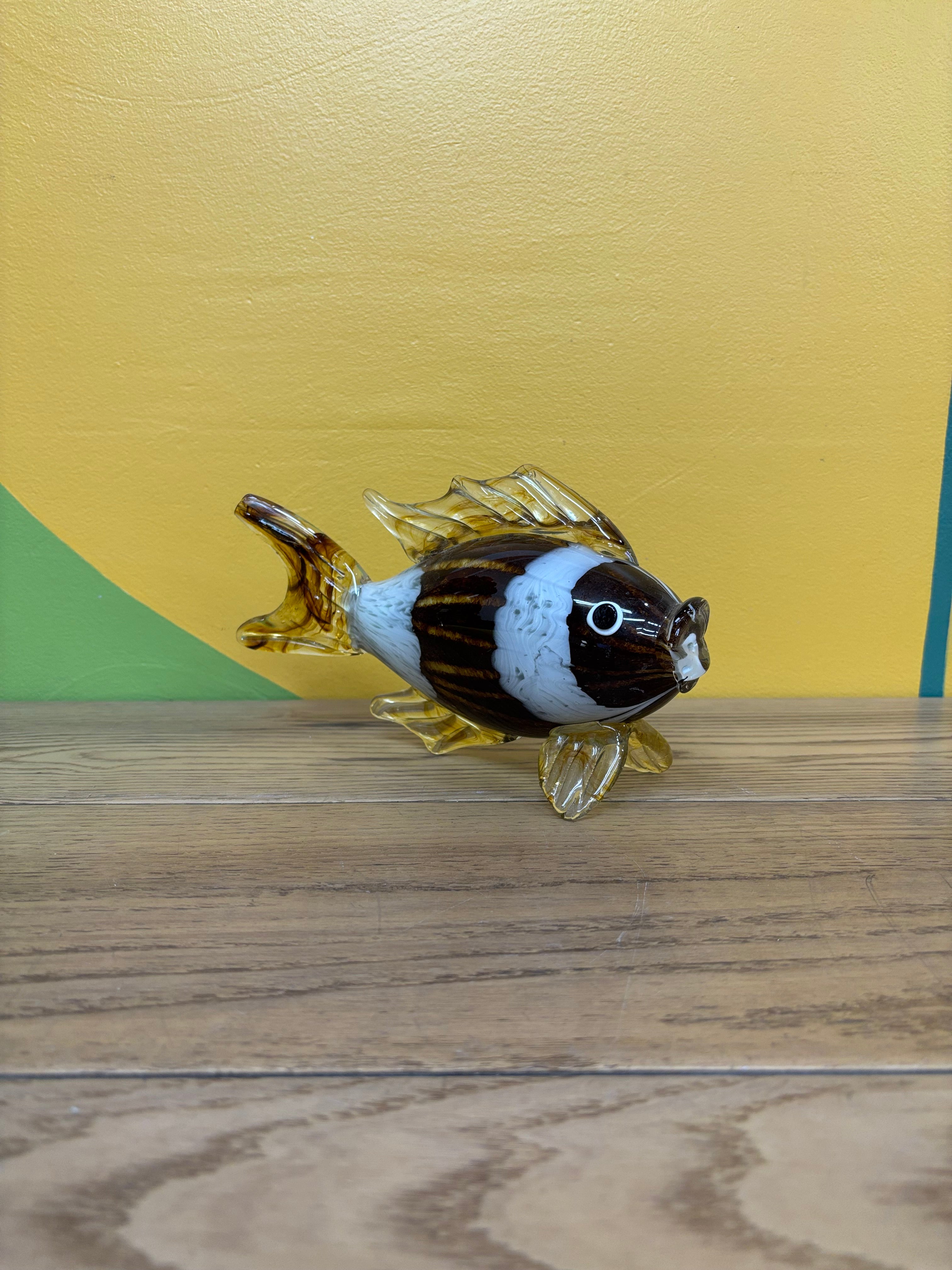 Glass Fish Sculpture