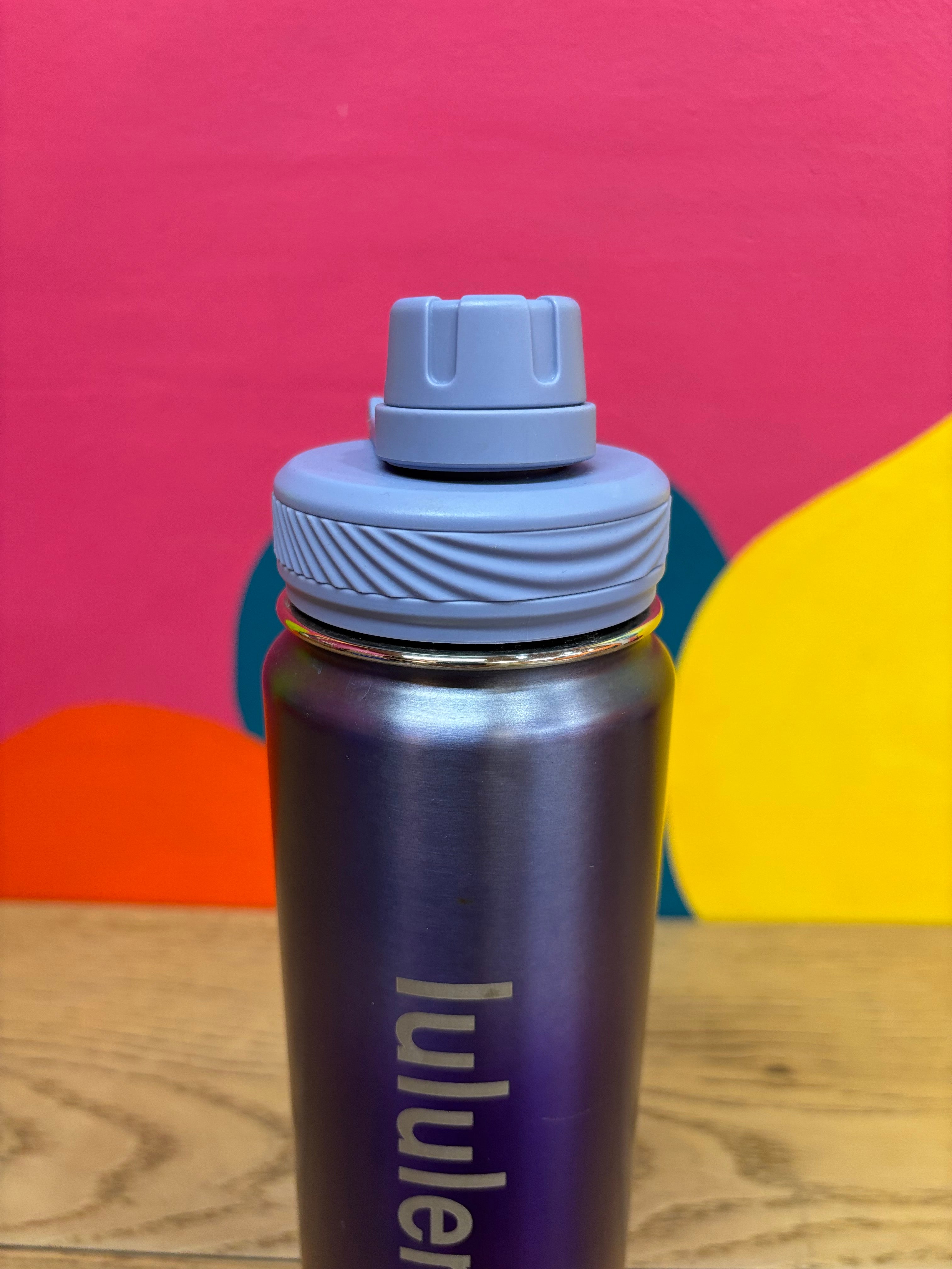 Lululemon Purple and Pink Back to Life Sport Water Bottle (24oz)