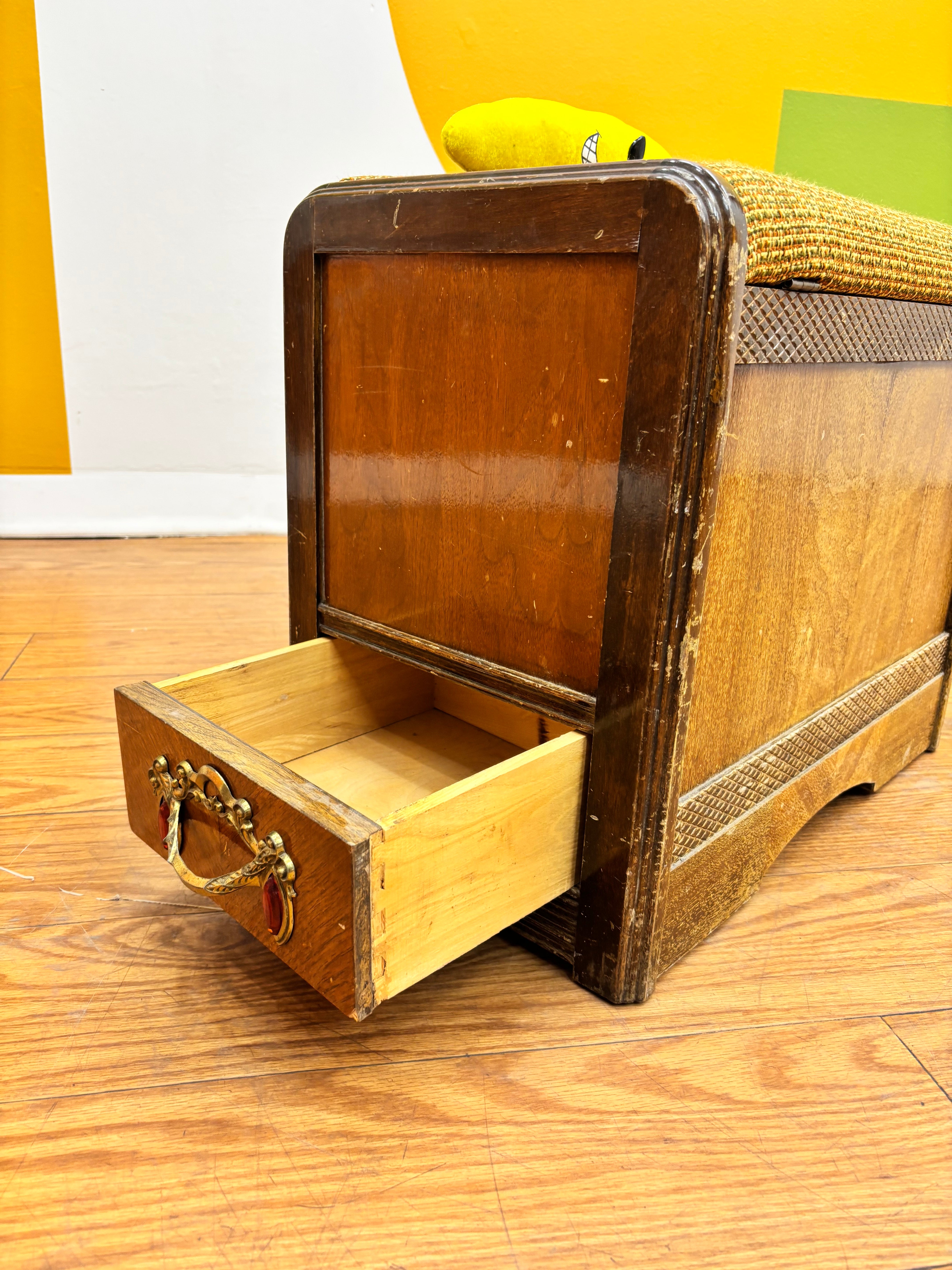 Wood Ottoman