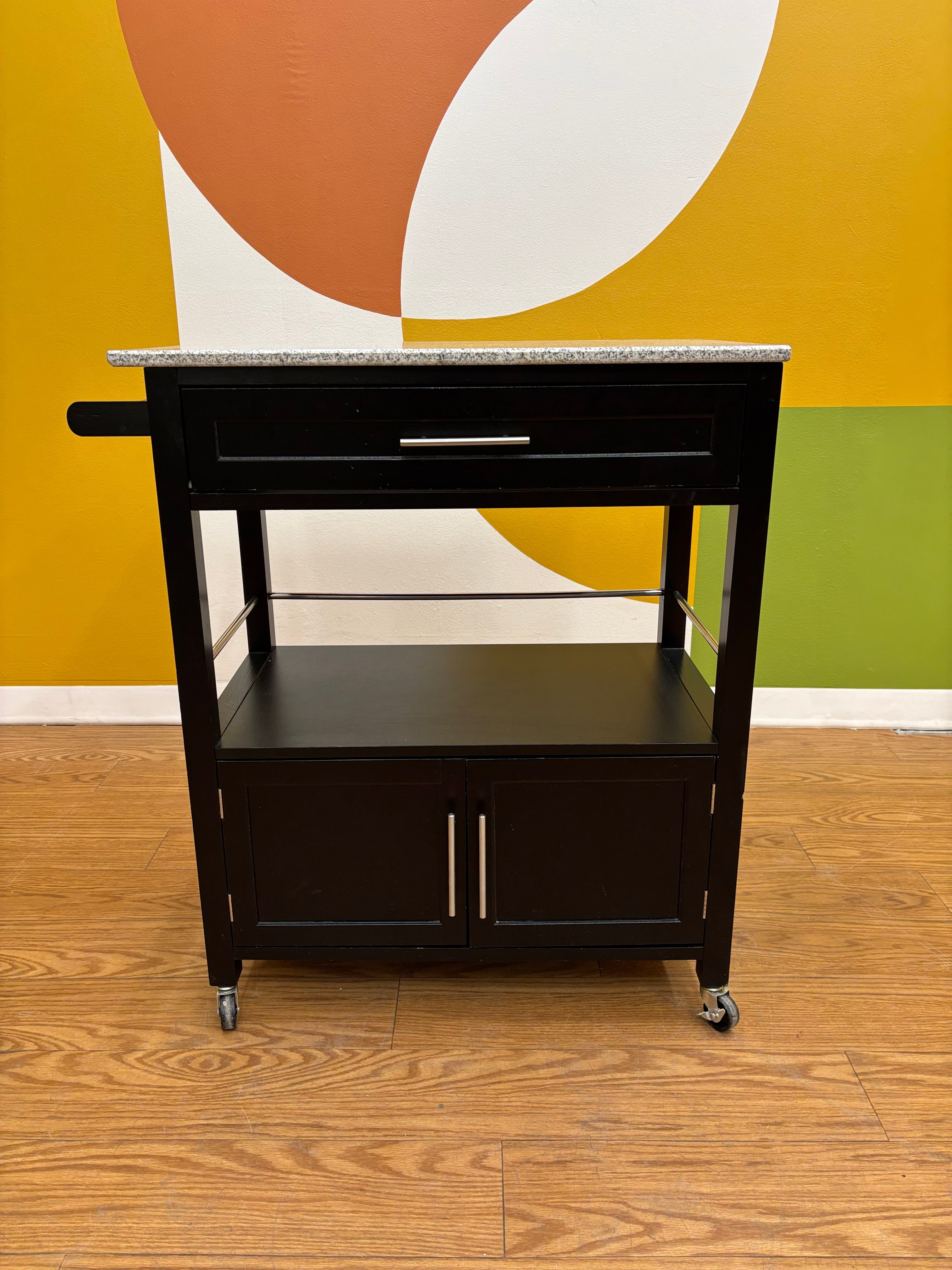 Granite Top Kitchen Cart