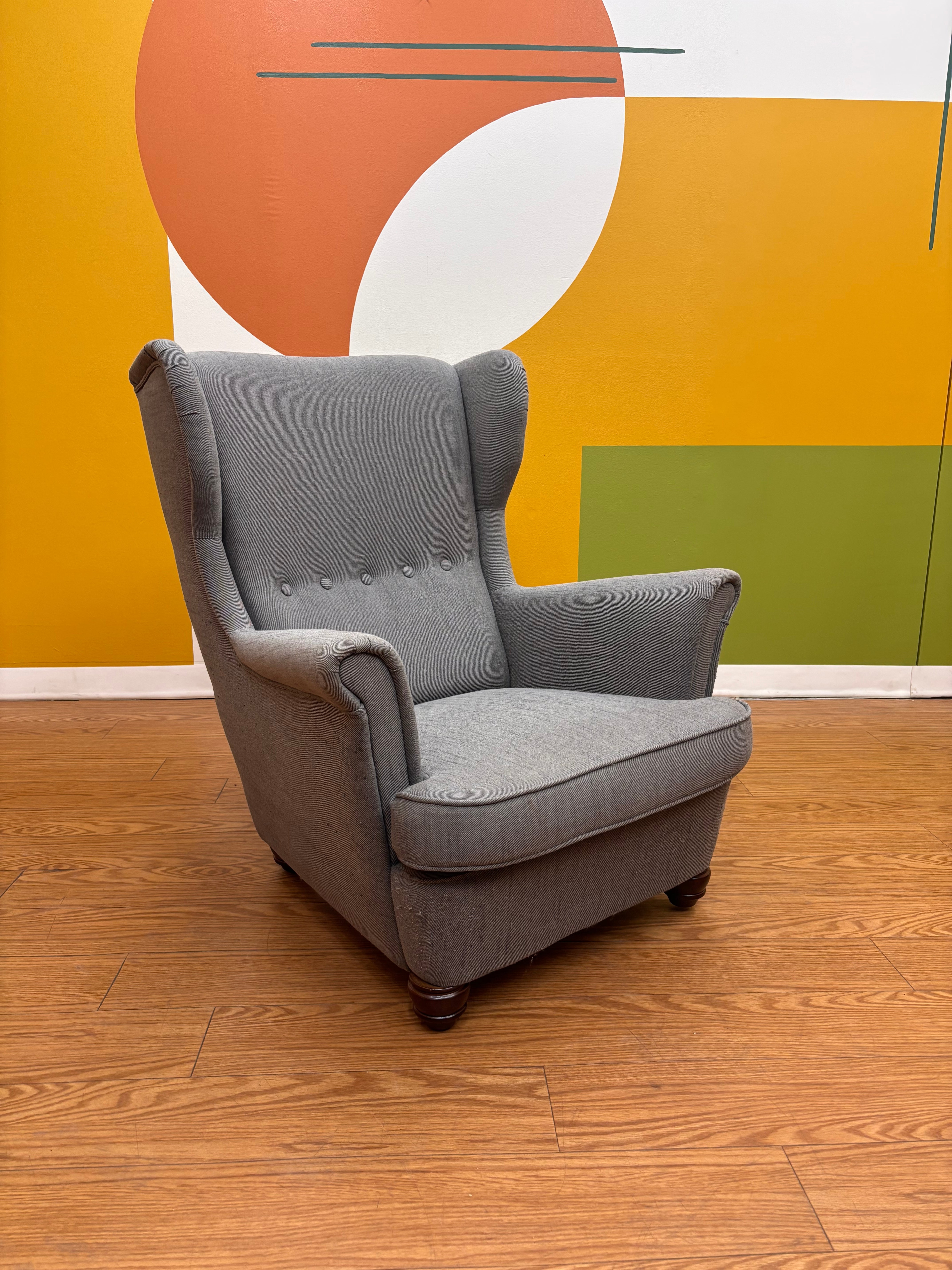 Grey Armchair
