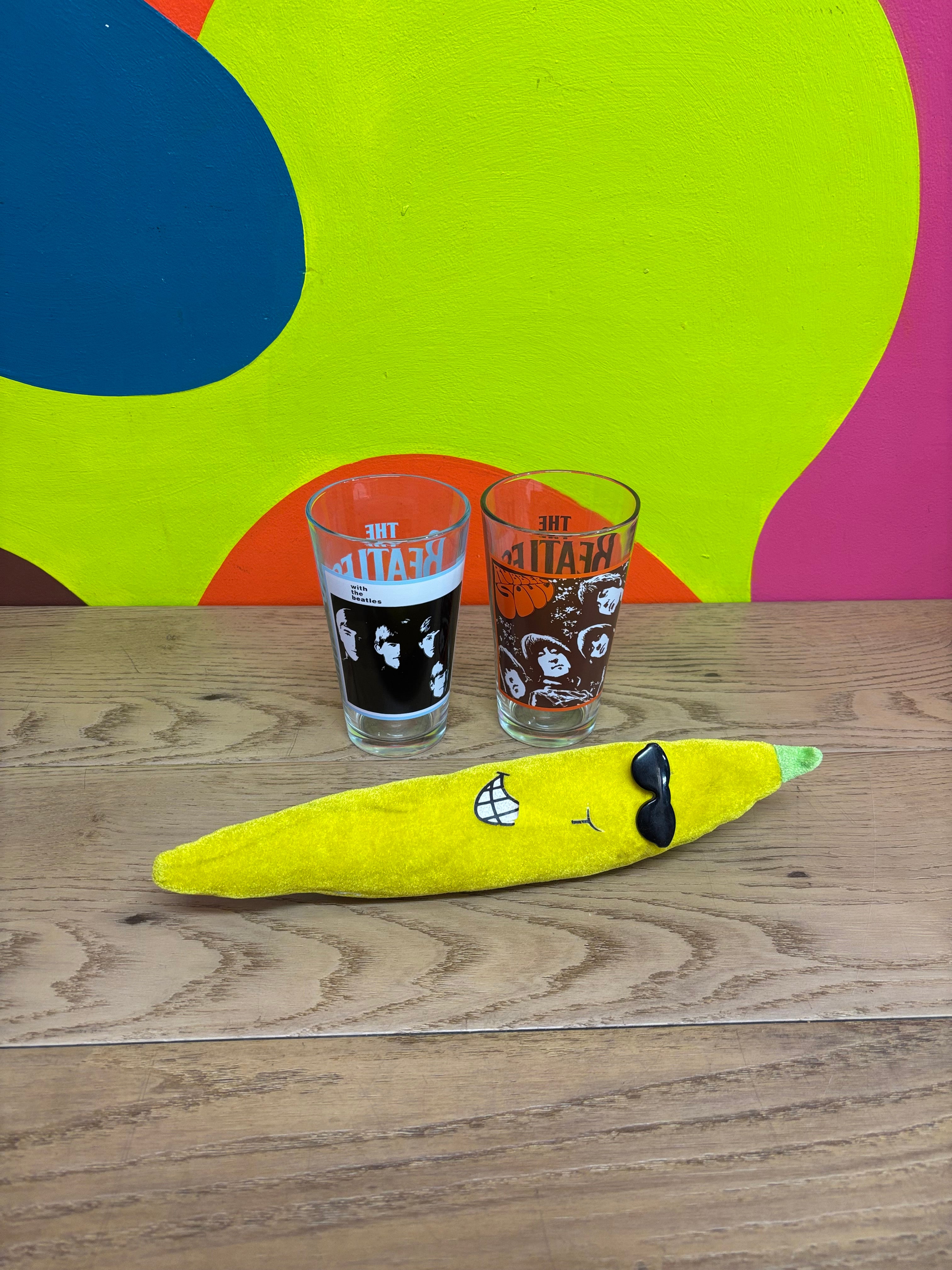 (2) The Beatles Pint Glasses