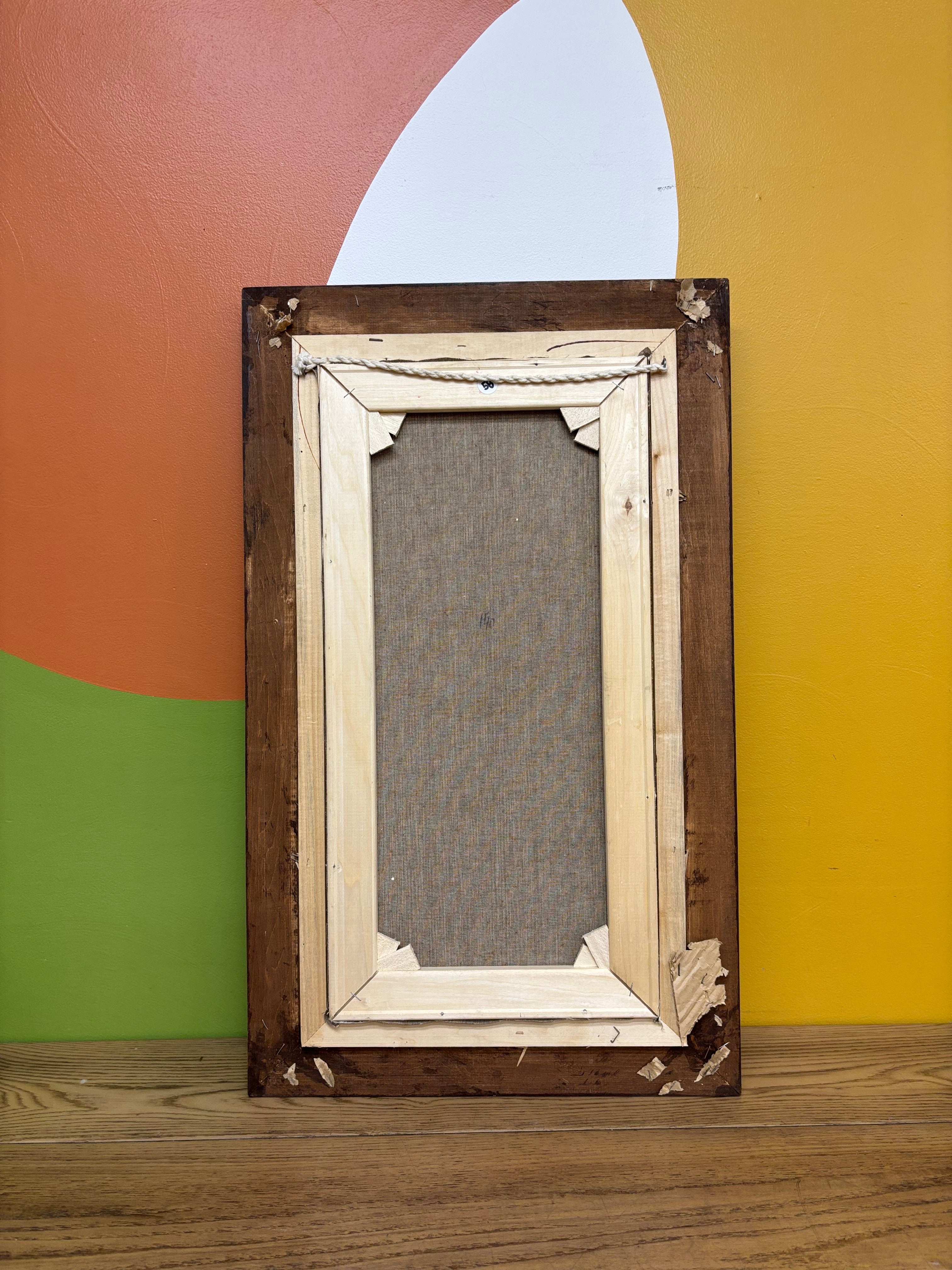 Big Eyes Framed Painting