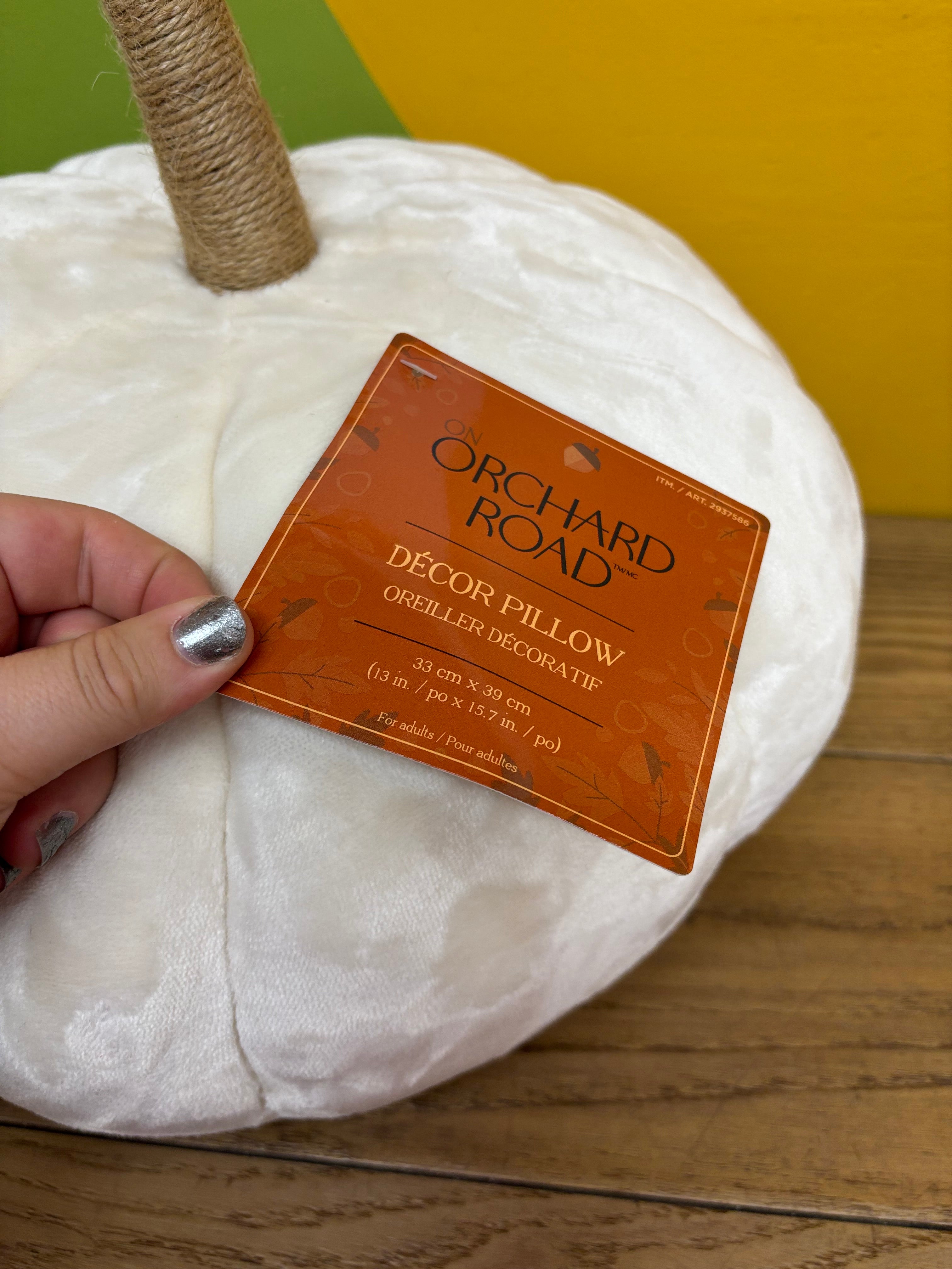 Decorative Plush Pillow Pumpkin