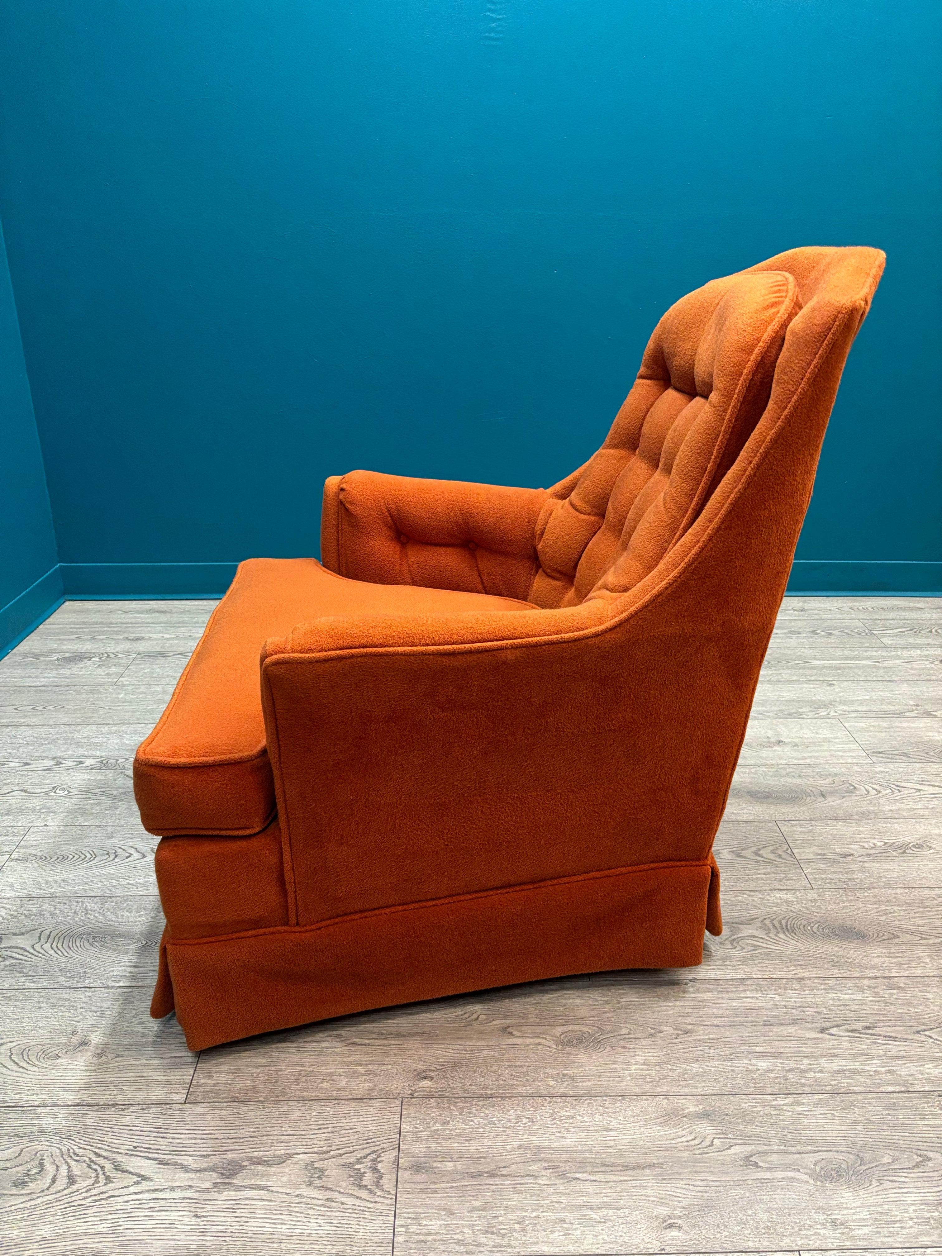 Orange Swivel Chair