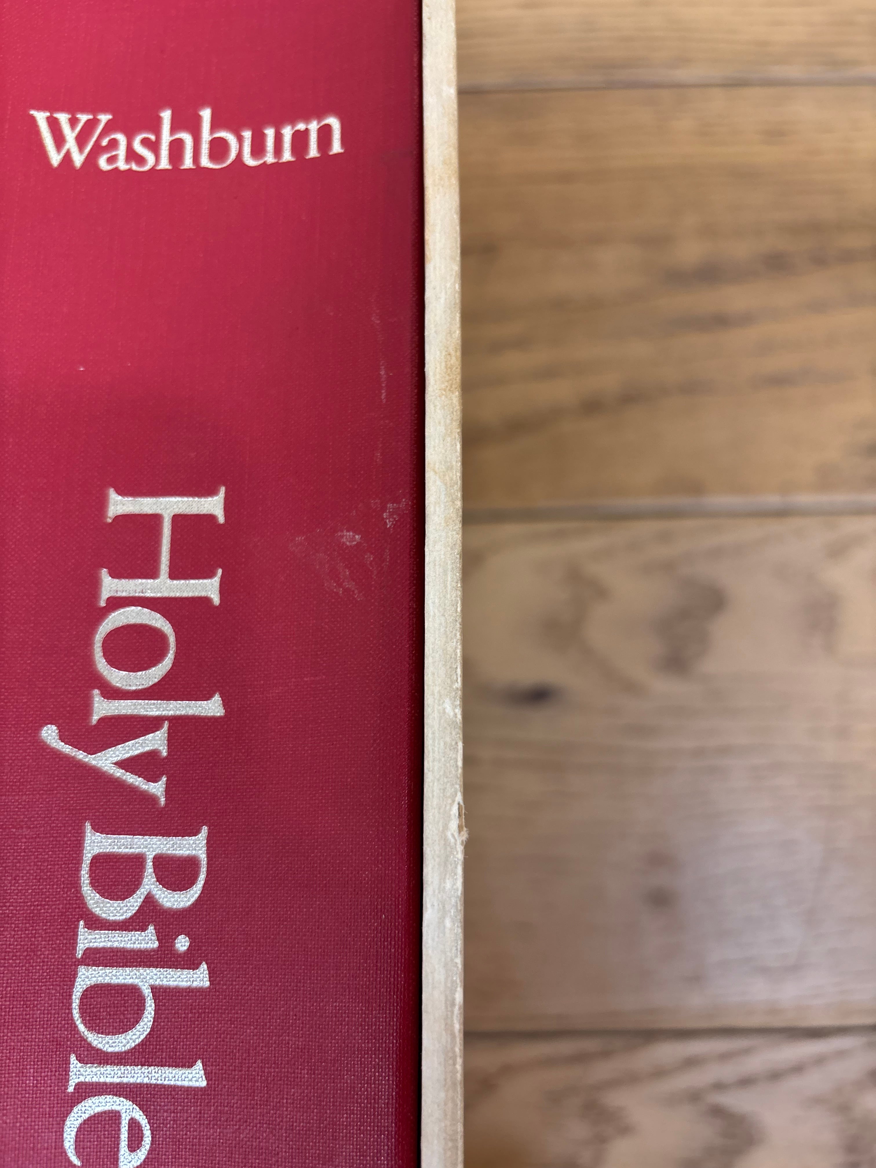 Hardcover Washburn College Bible