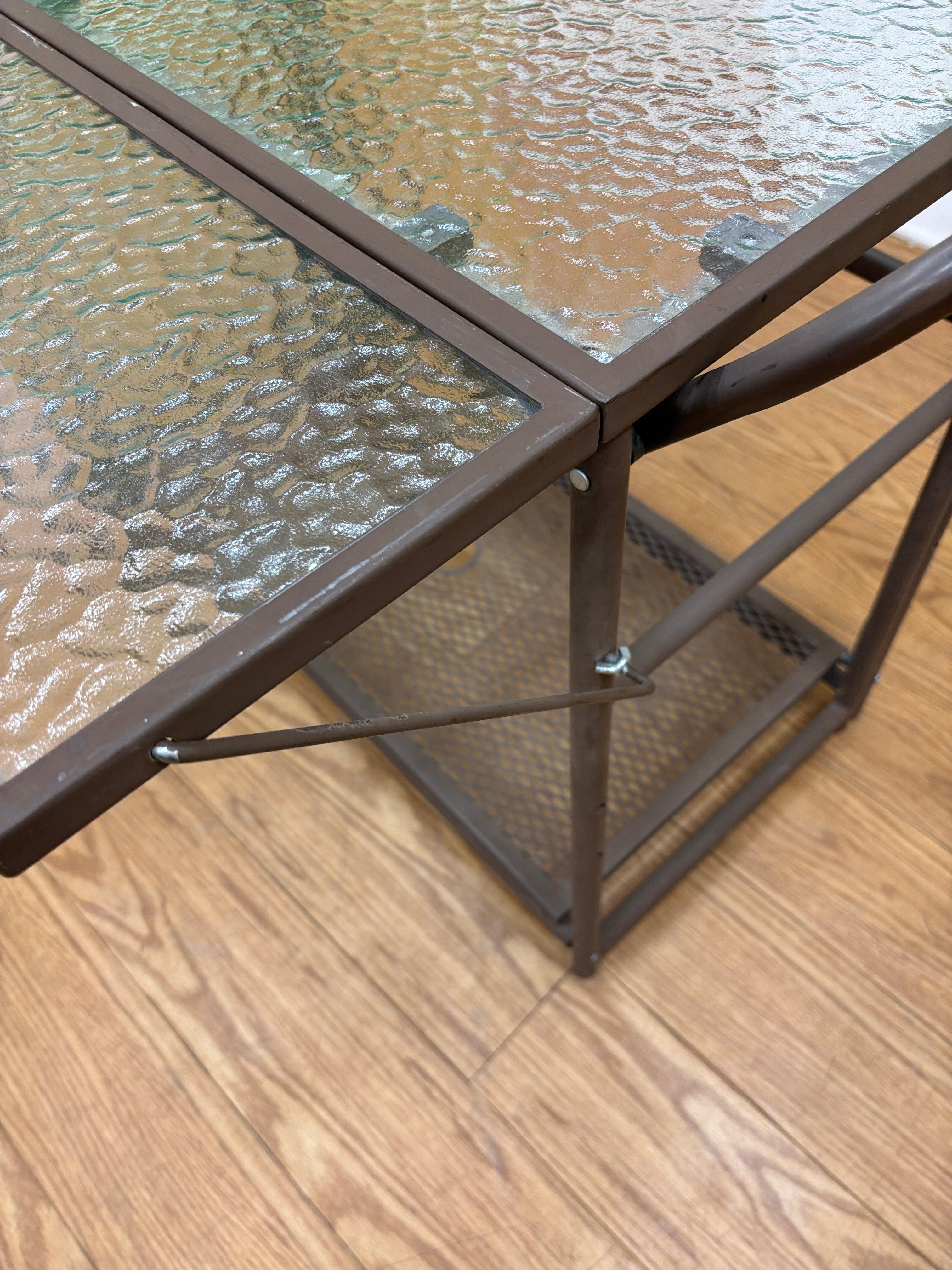 Rolling Glass Cart