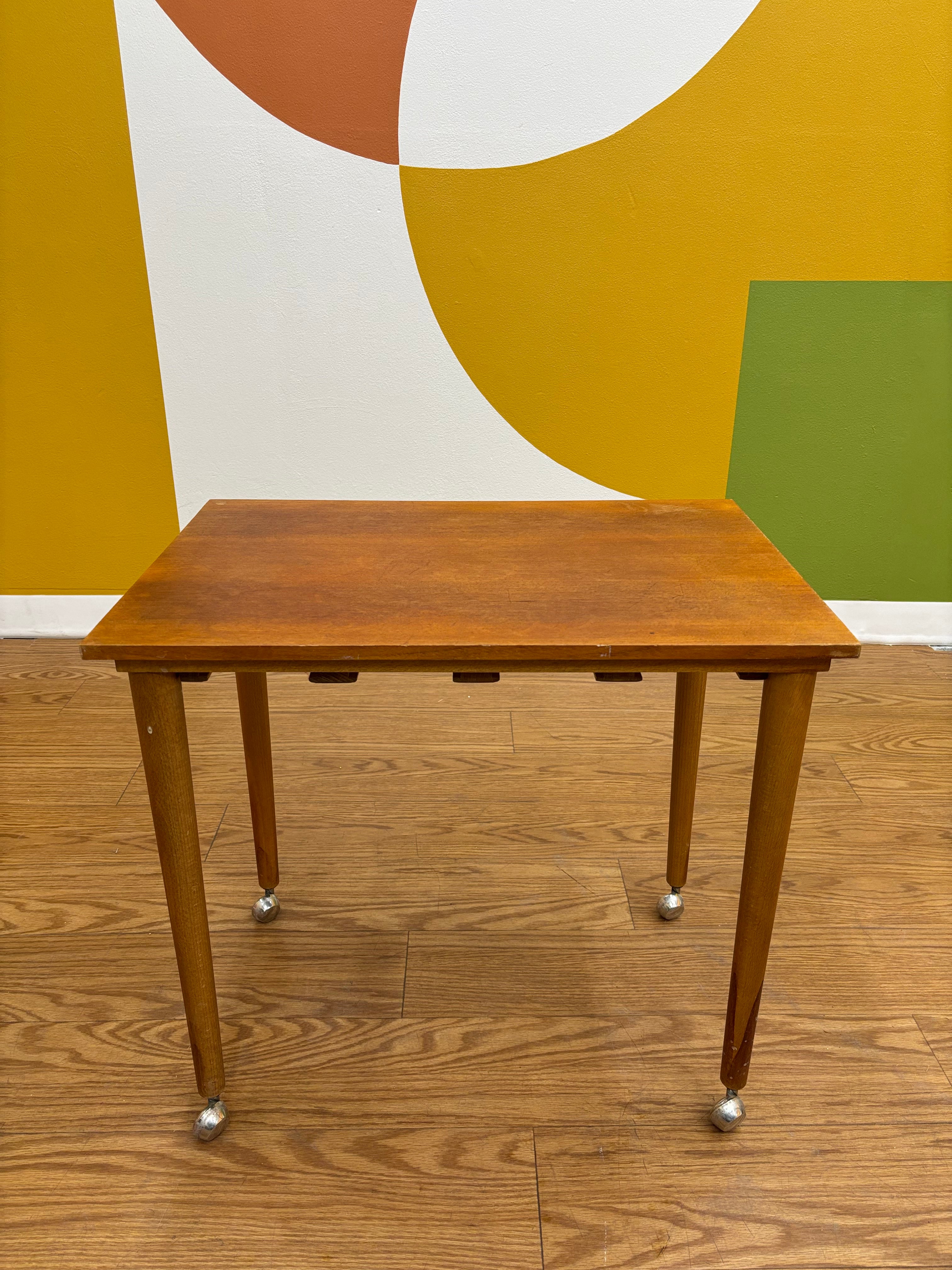 Rolling Side Table