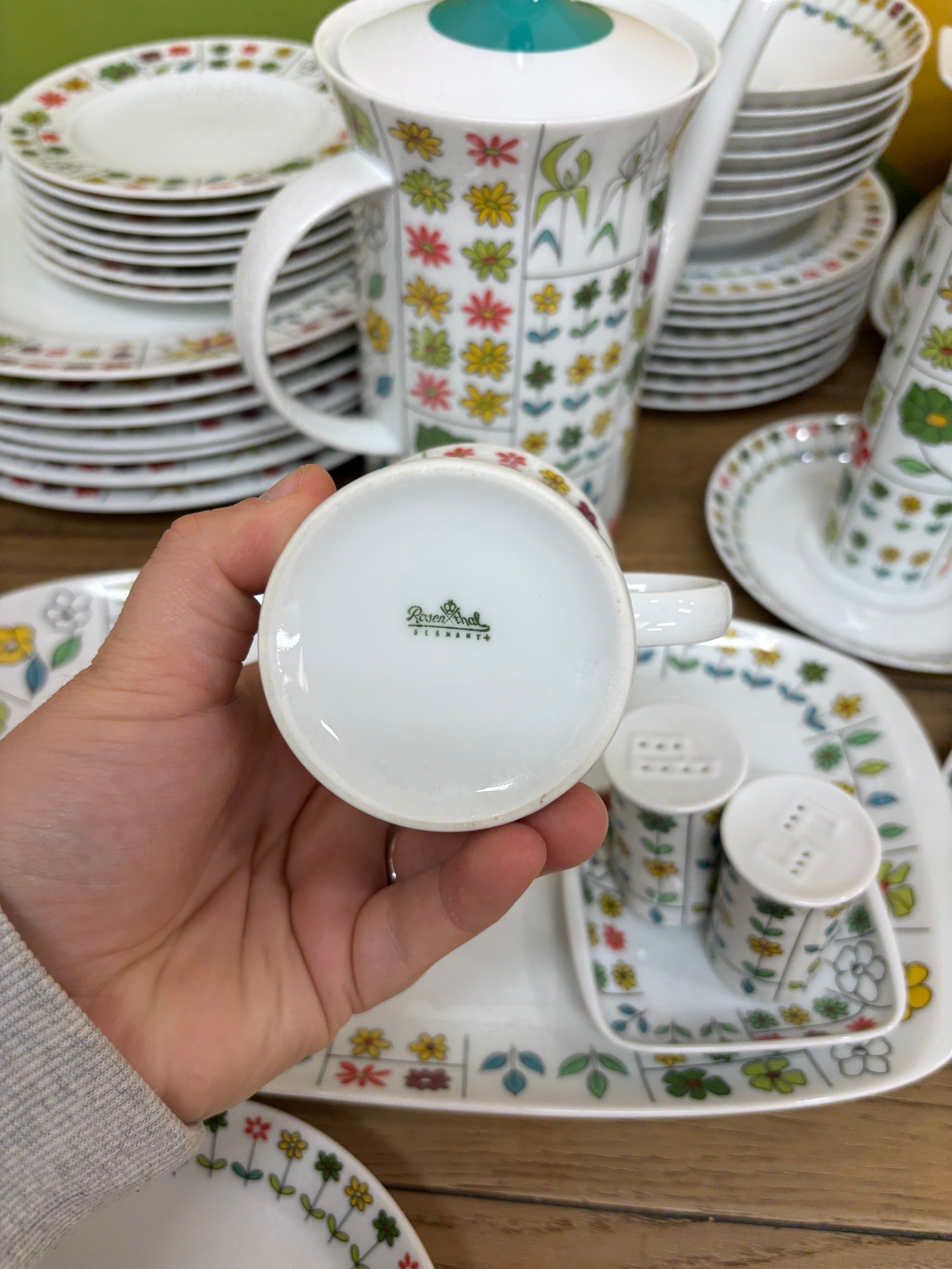 Large Piemonte Floral Set by Rosenthal