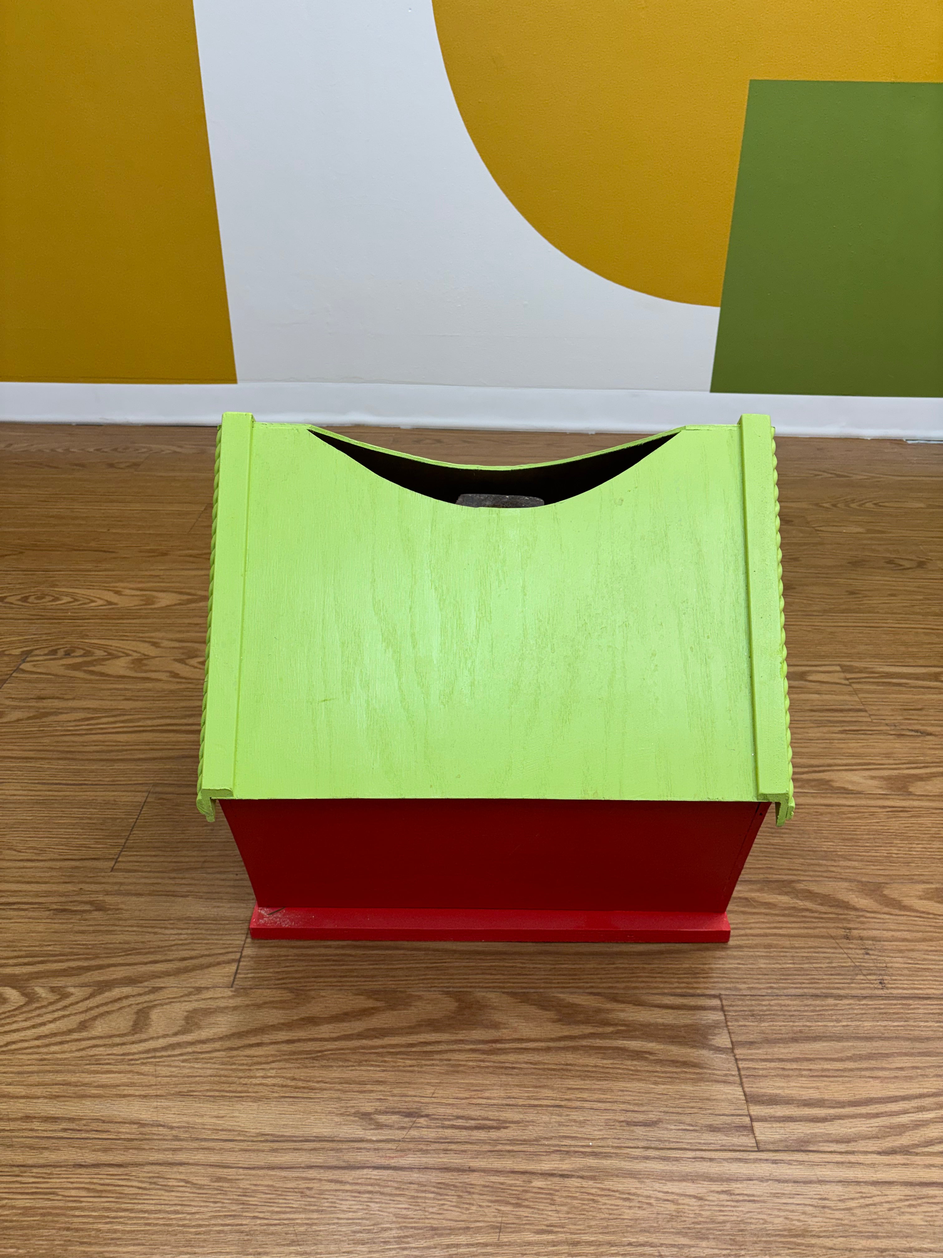 Large Red Bird House