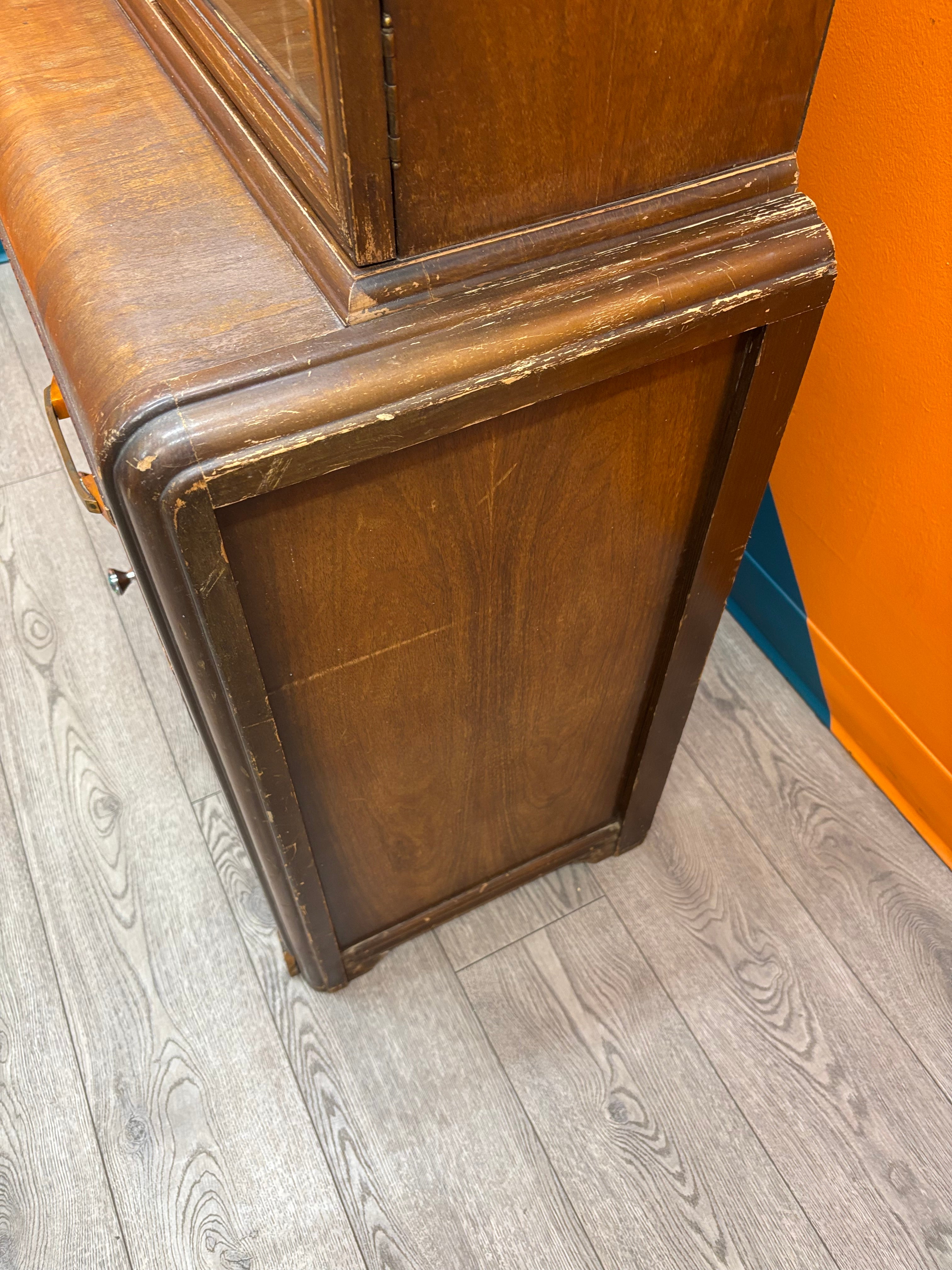 Wood & Glass China Cabinet