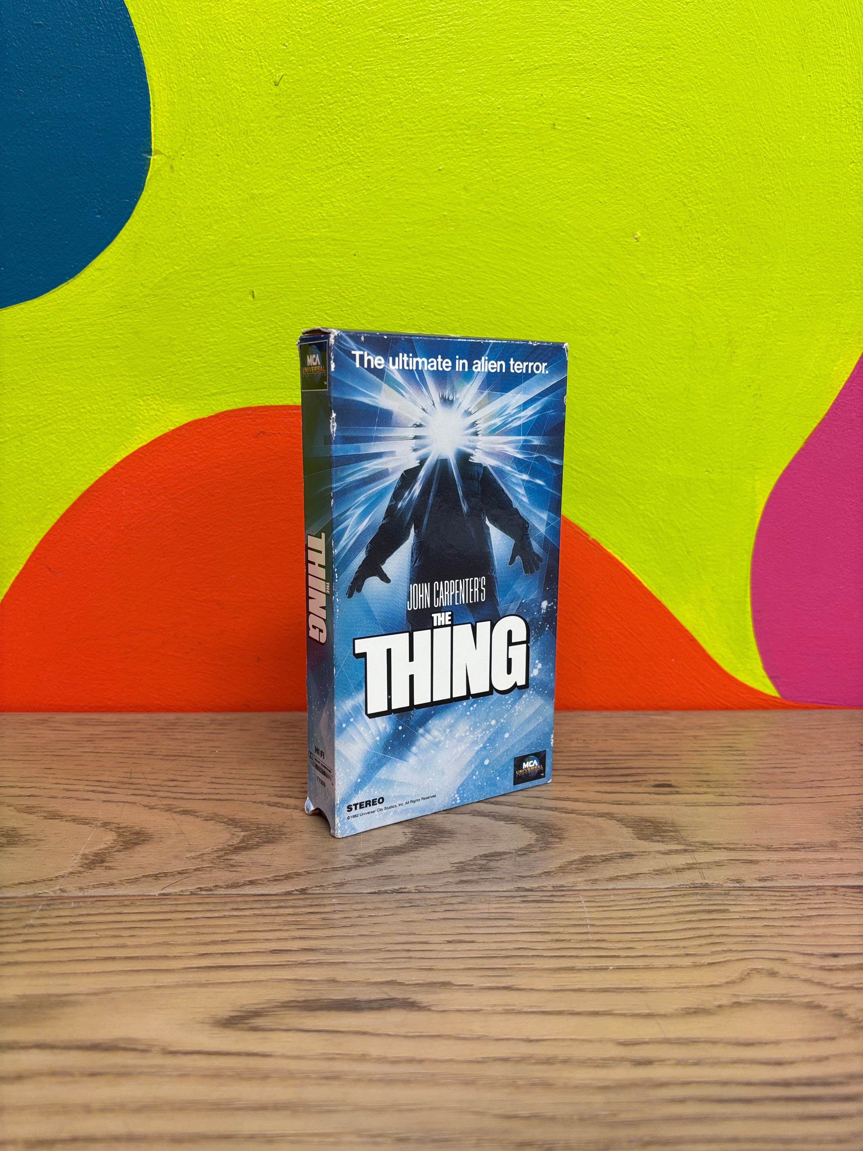 "The Thing" (VHS 1982)