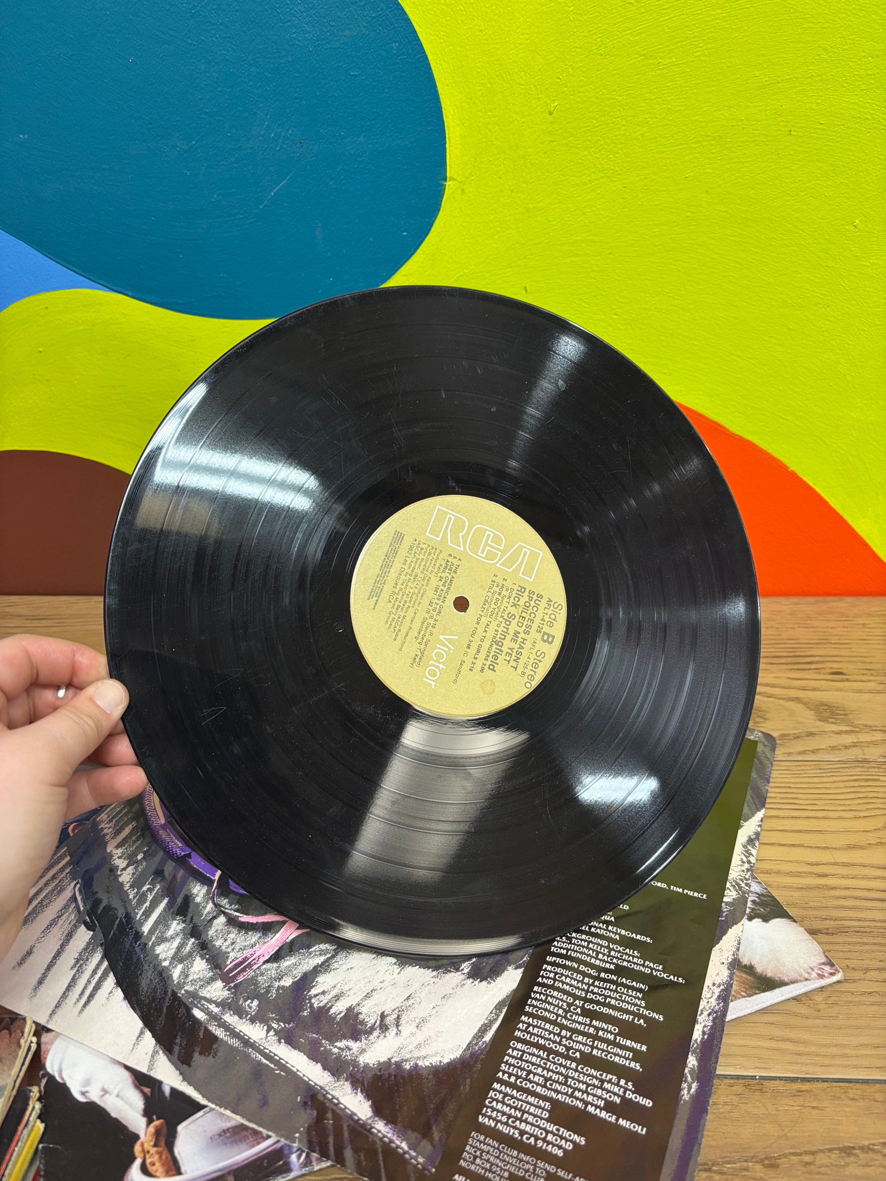 Success Hasn't Spoiled Me Yet Vinyl - Rick Springfield