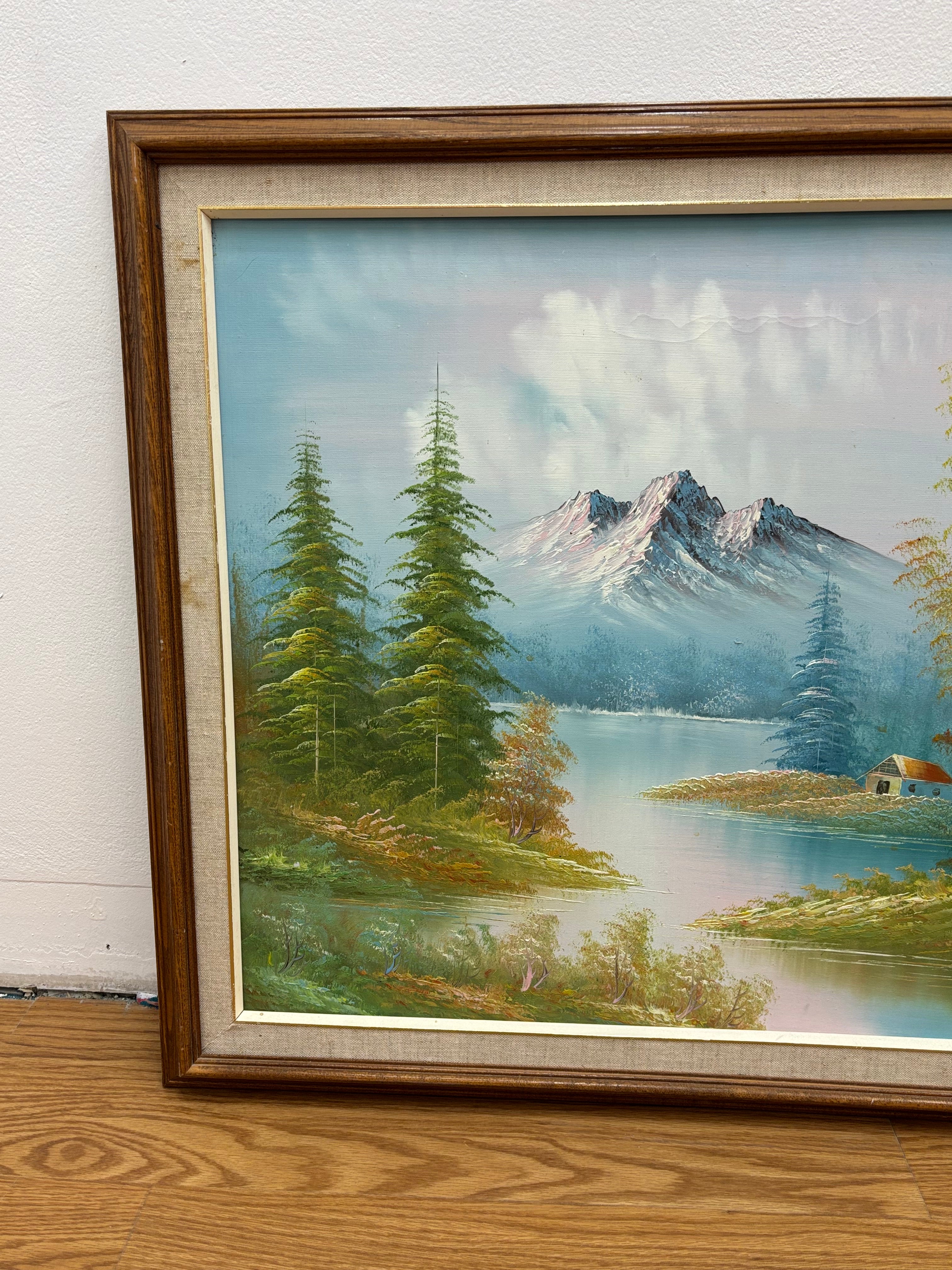 Framed Mountain Scene