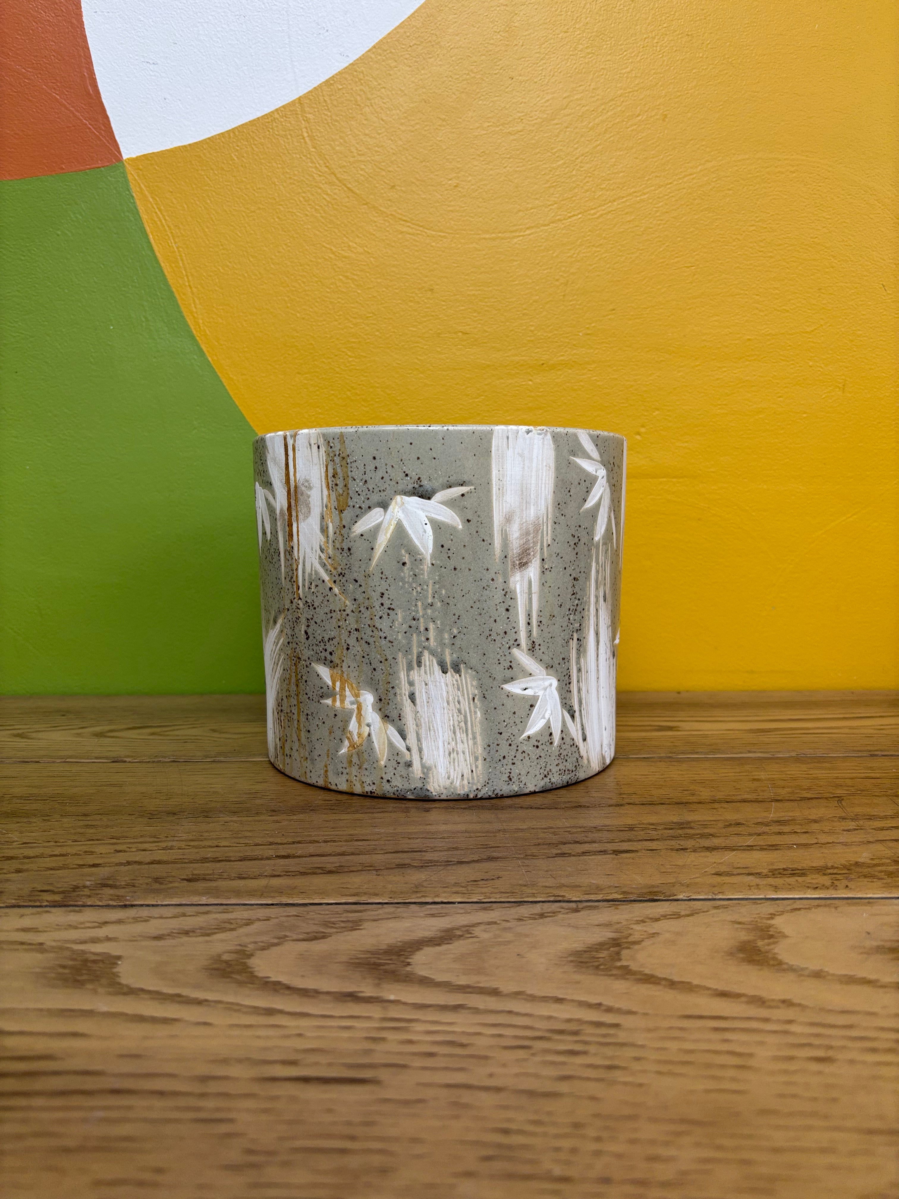 Speckled Ceramic Plant Pot