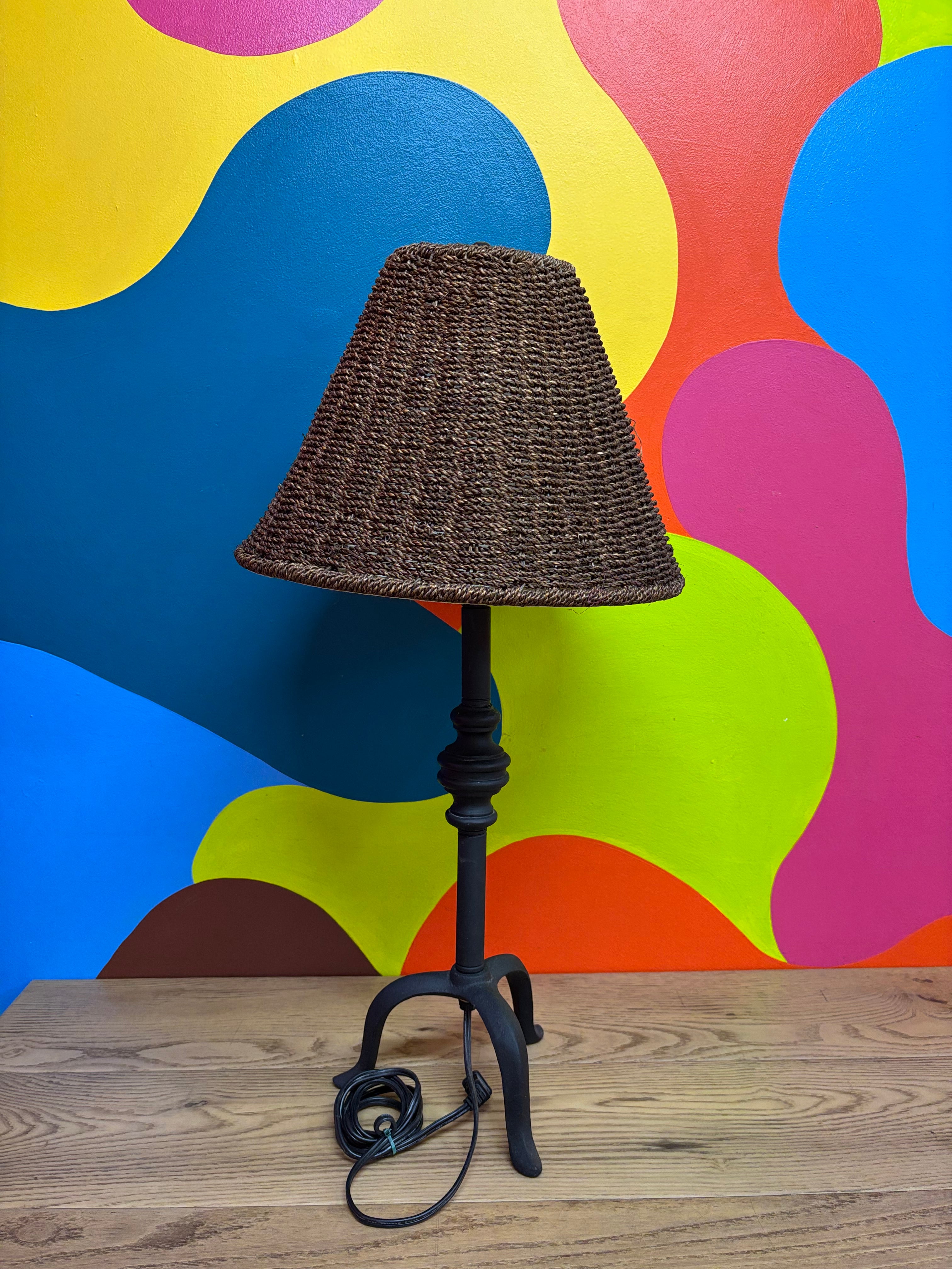 Wrought Iron Table Lamp
