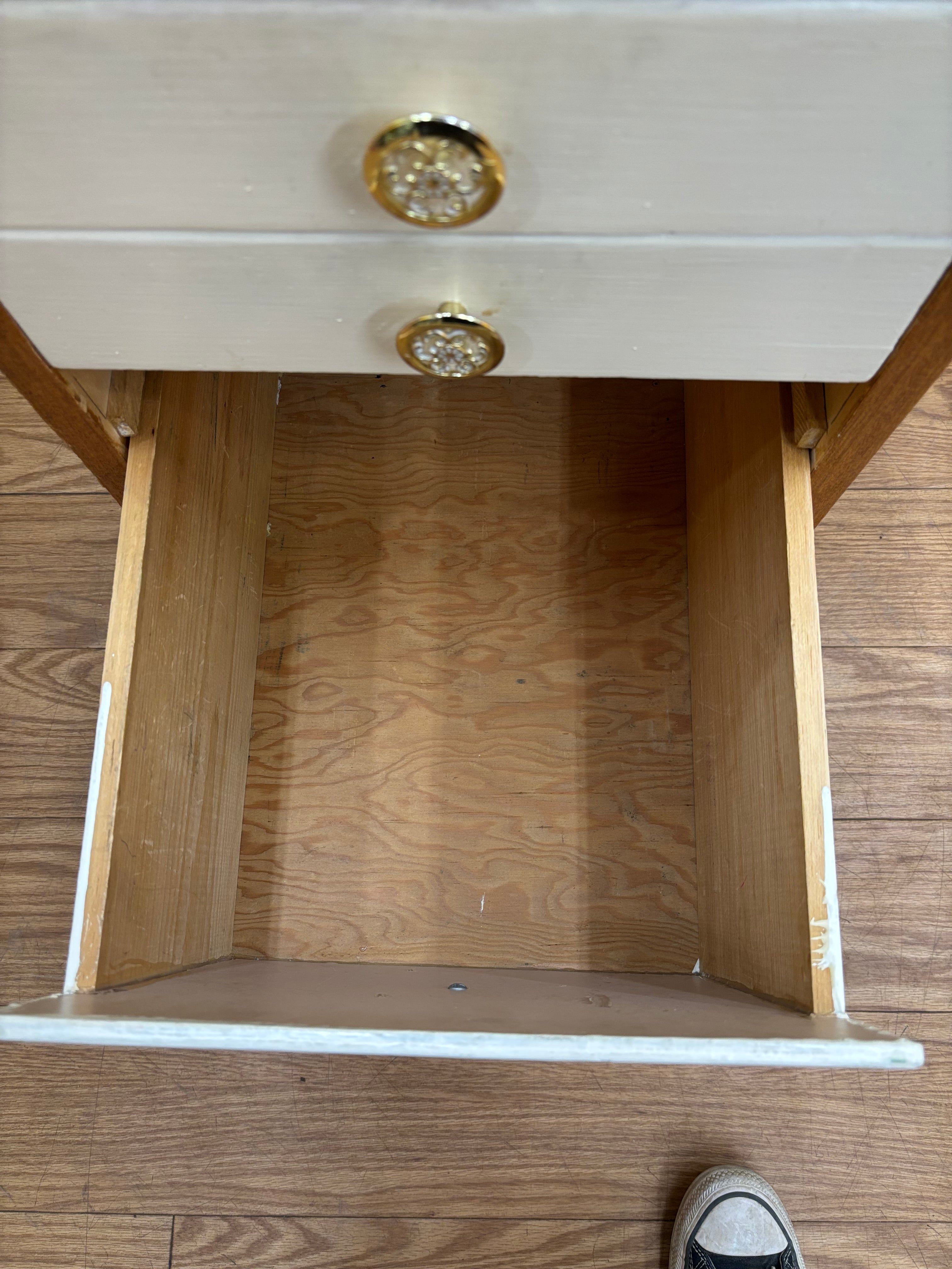 Wood Nightstand