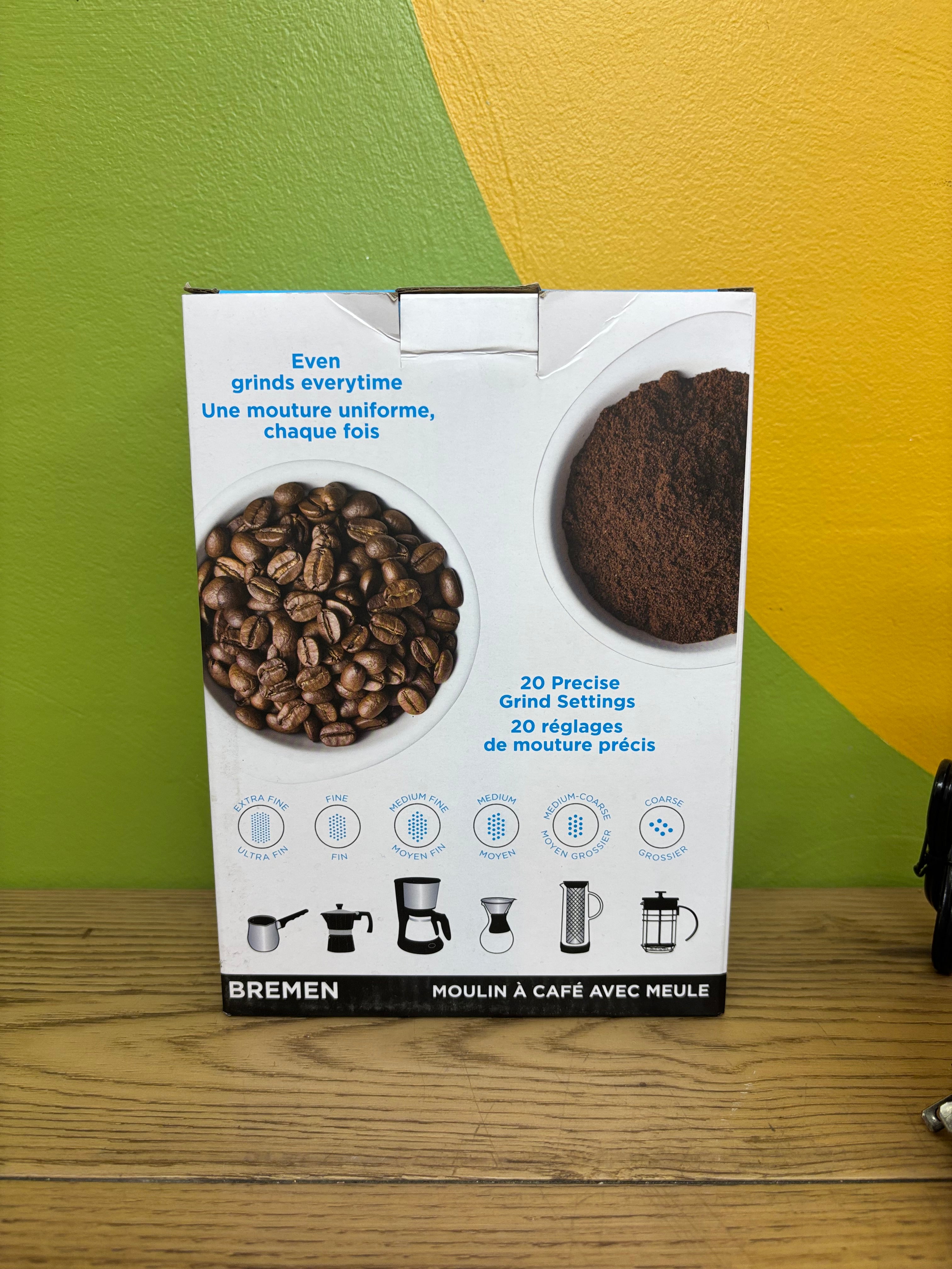 Grosche Bremen Burr Electric Coffee Grinder