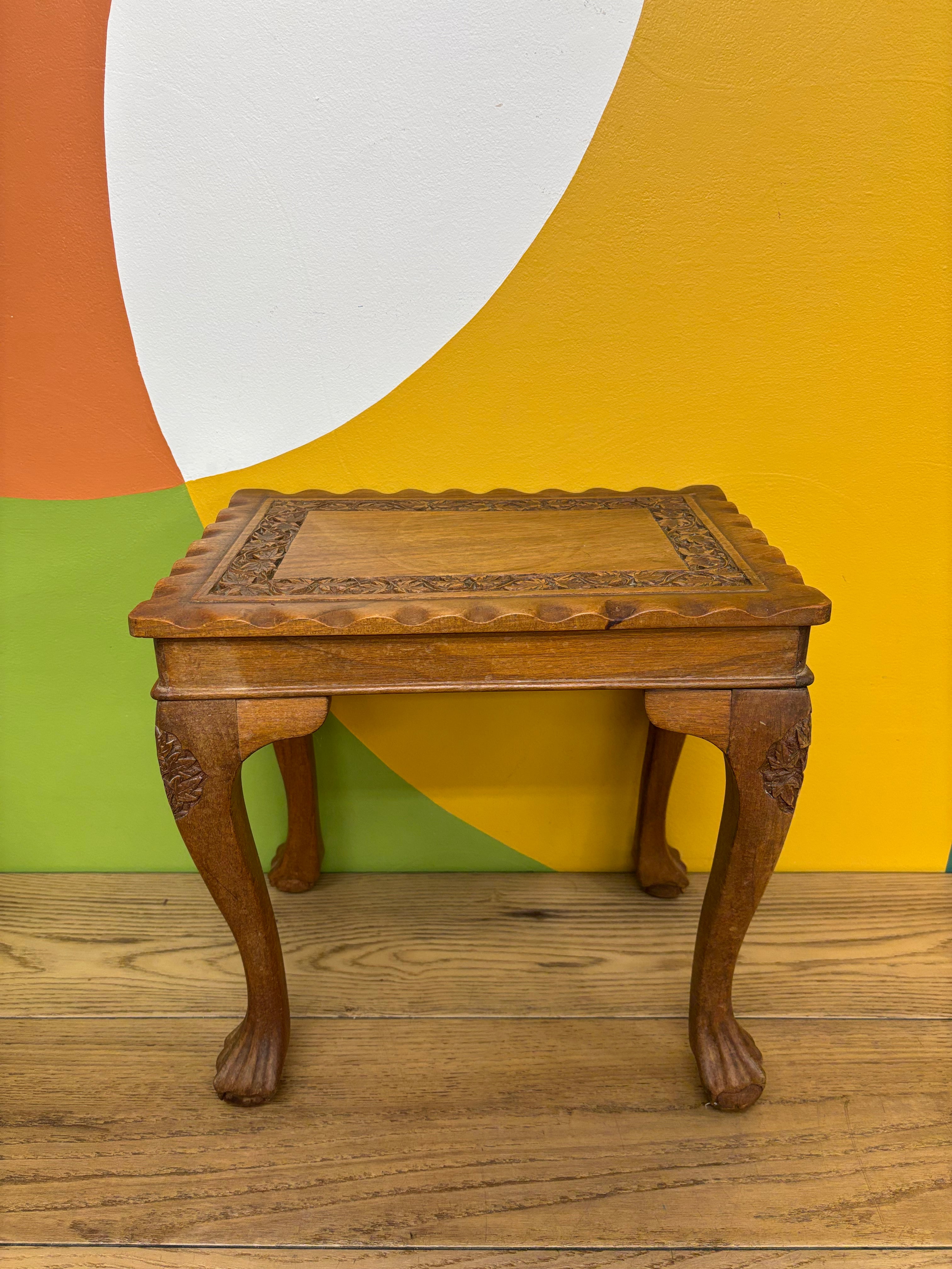 Small Wood Side Table