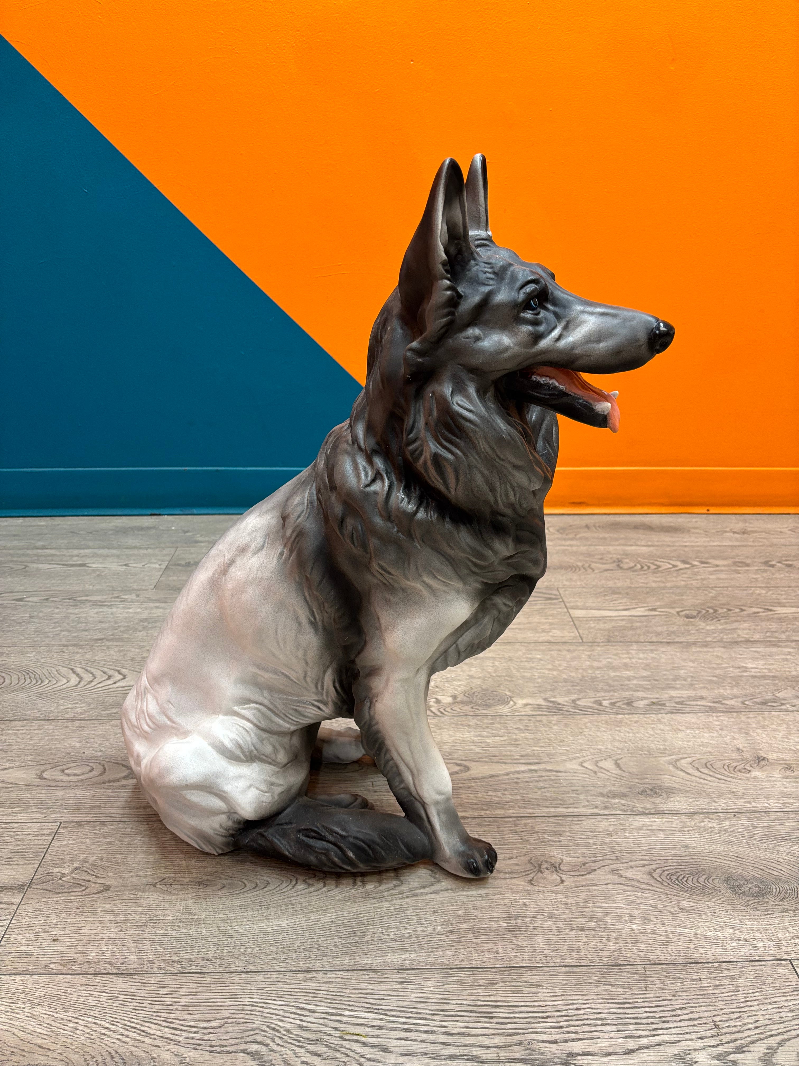 Ceramic Dog Statue