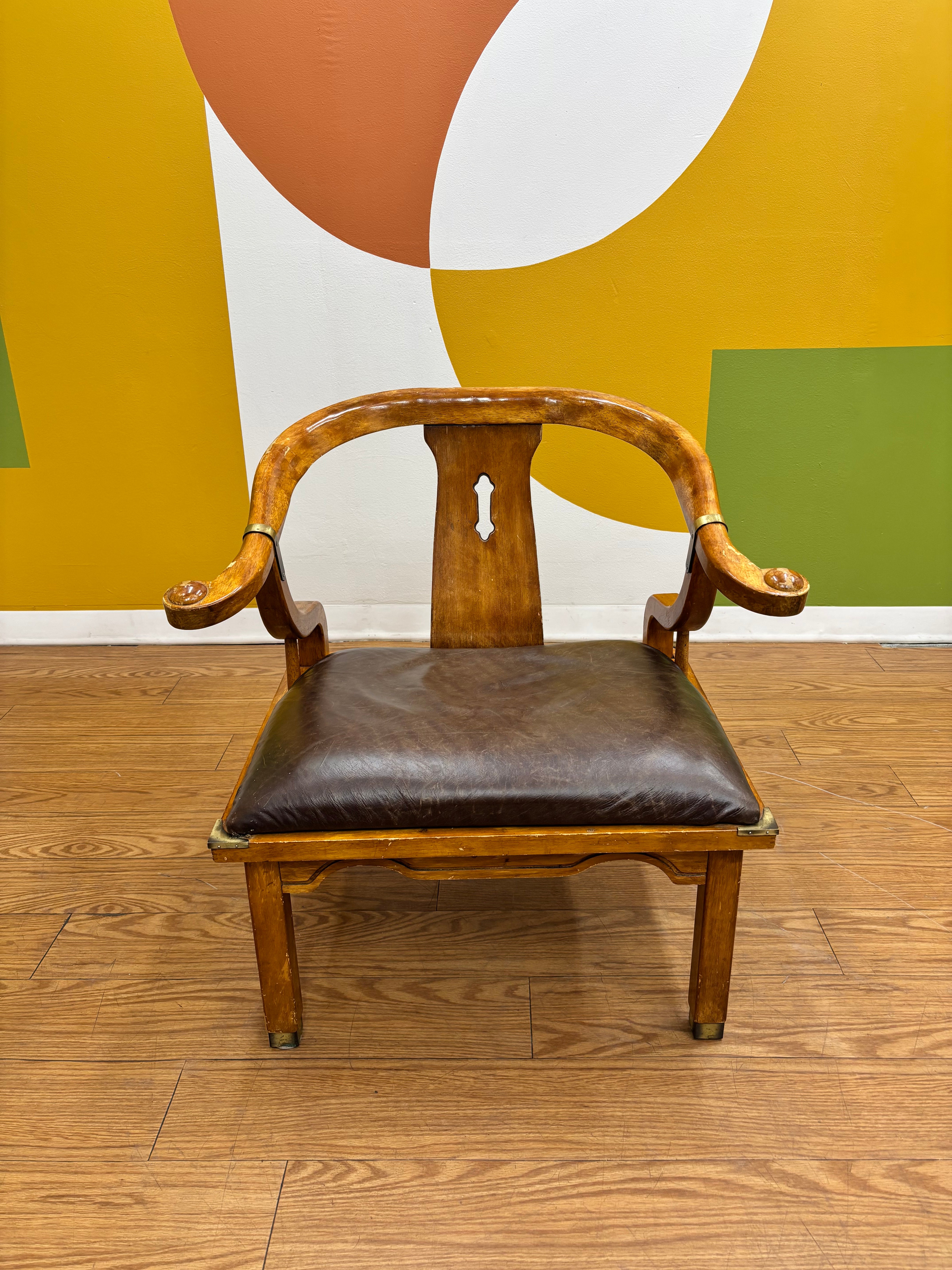 James Mont Style Wood Chair