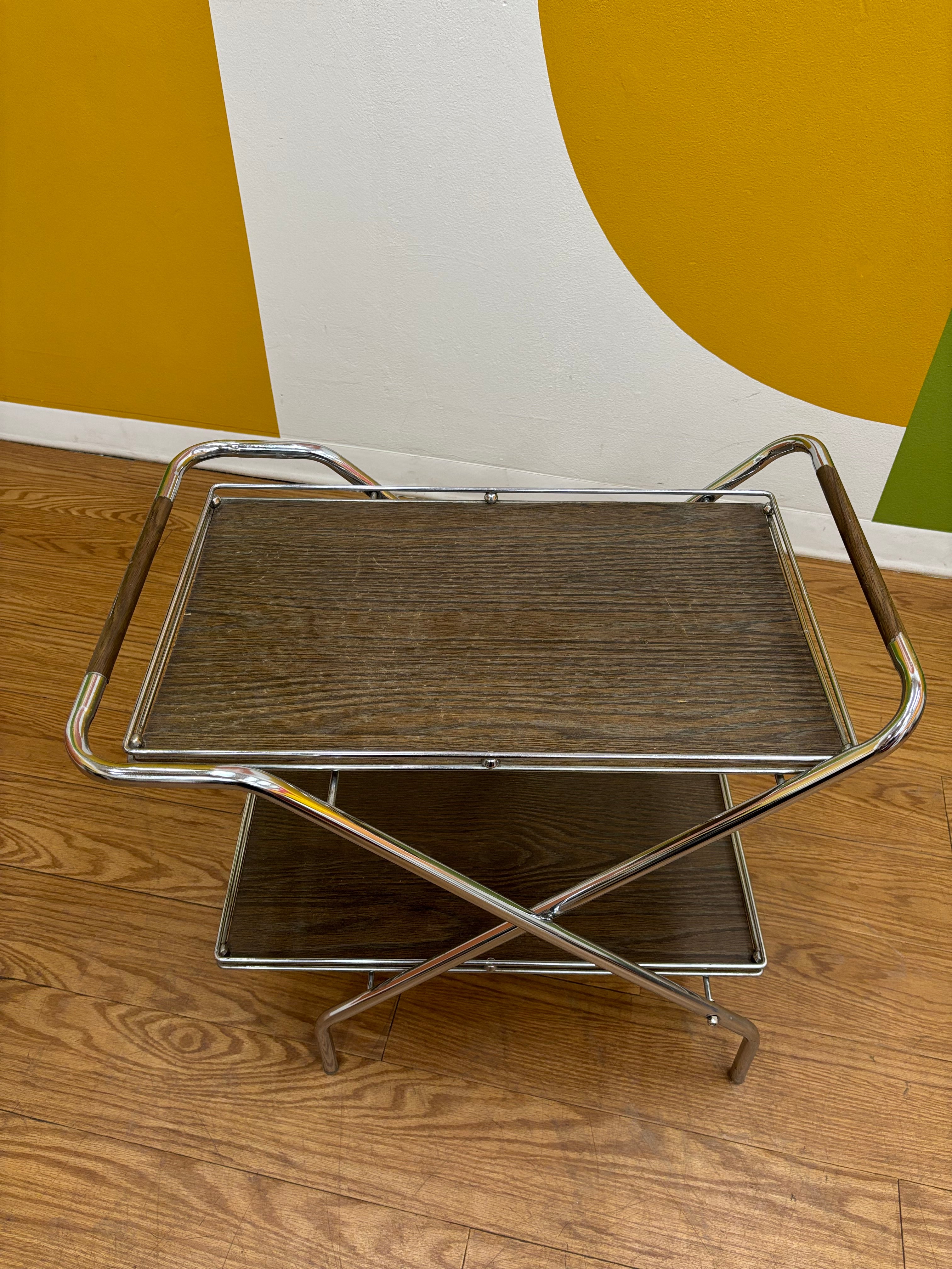 Folding Tea Cart