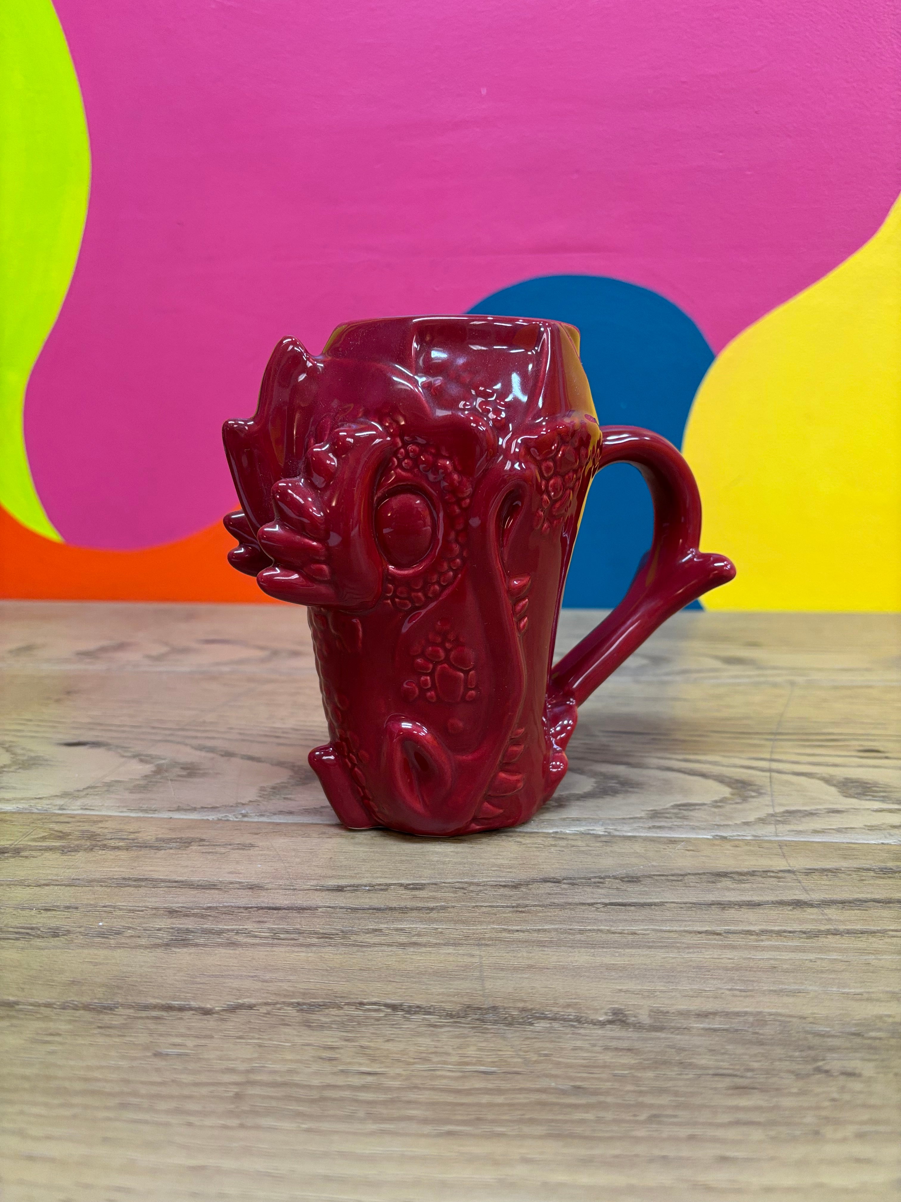 Red Dragon Head Mug