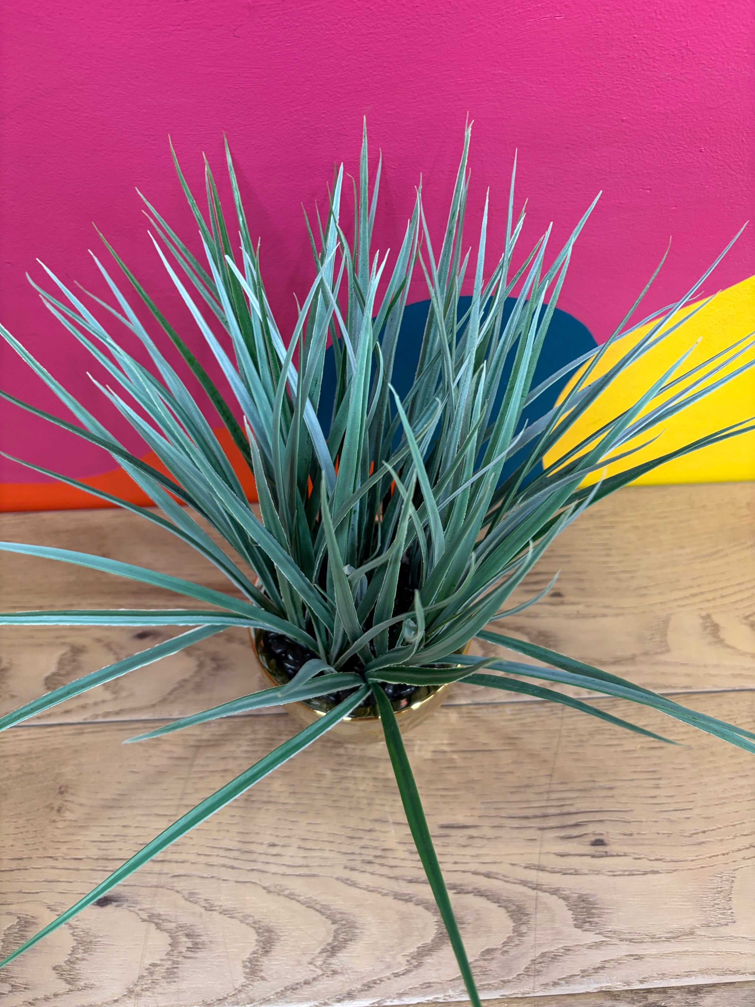 Artificial Plant in Gold Pot