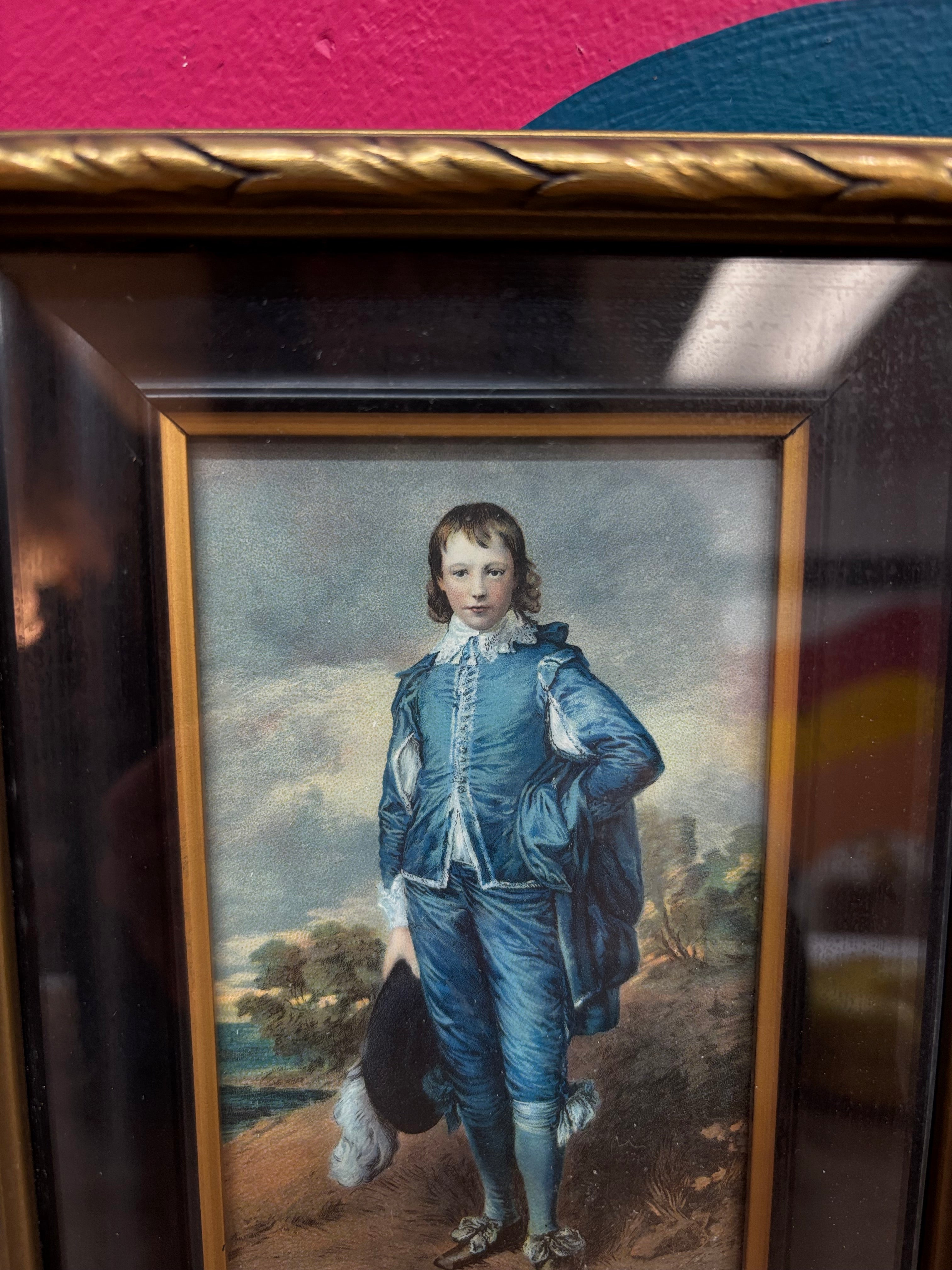 Framed Blue Boy Print