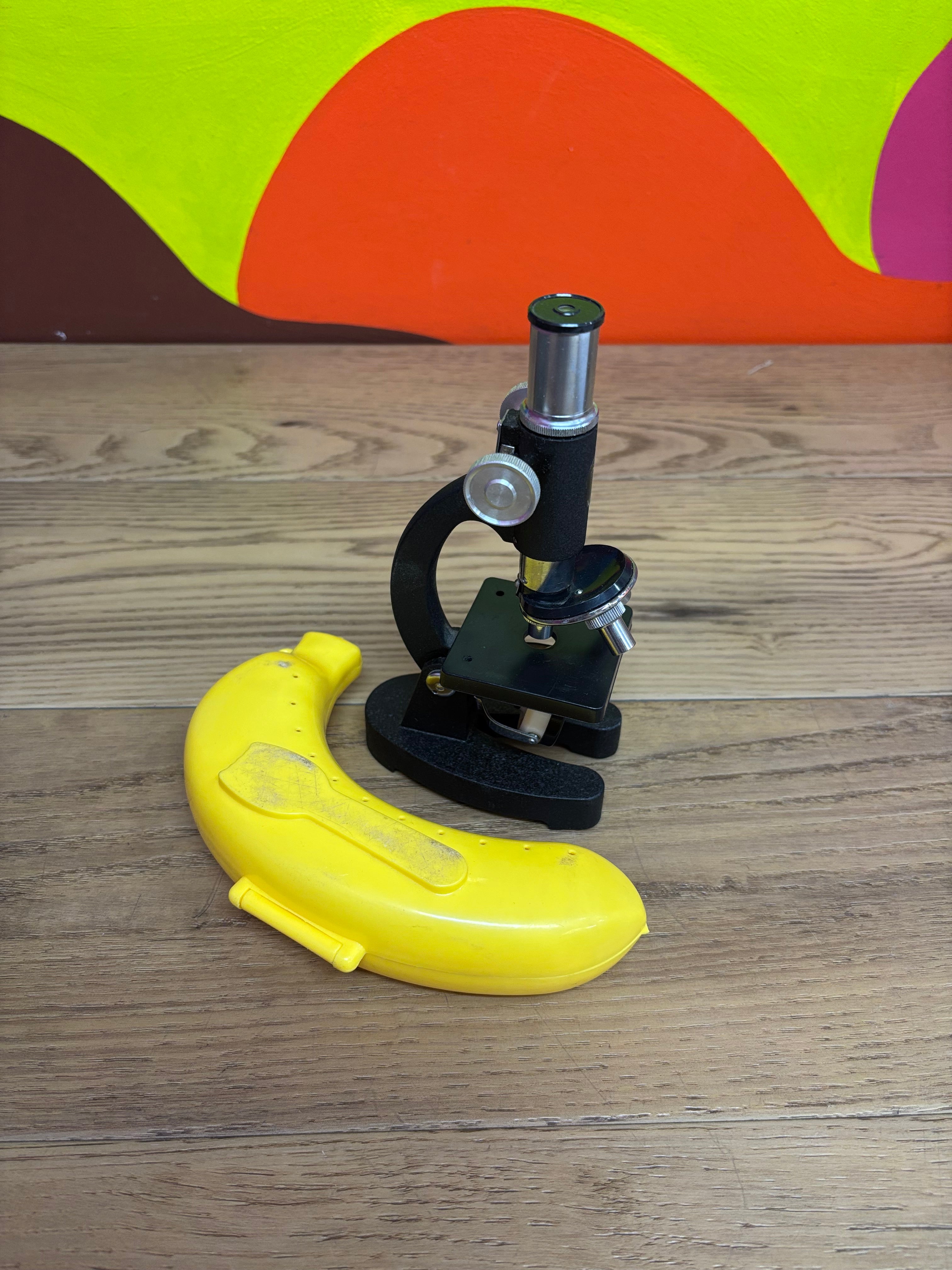 Small Microscope in Case
